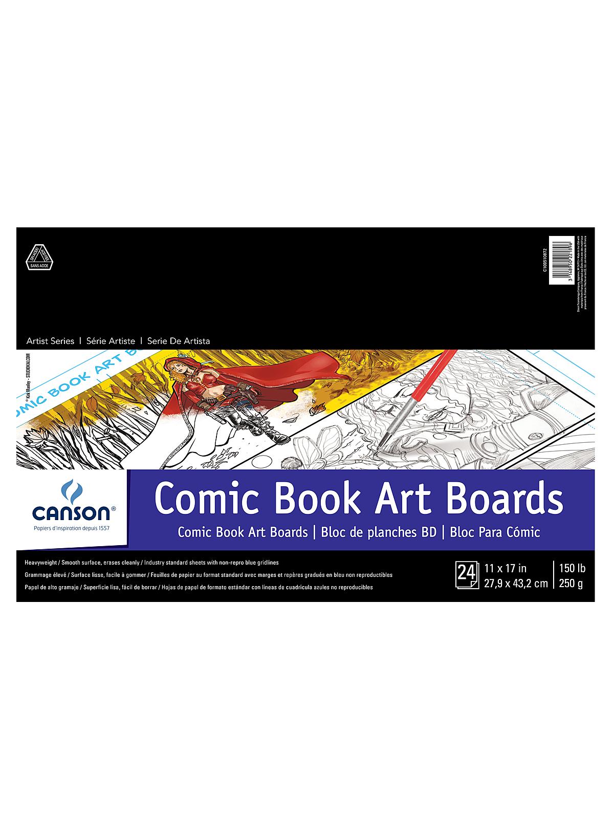 Fanboy Comic Book Art Boards 11 in. x 17 in. pad of 24