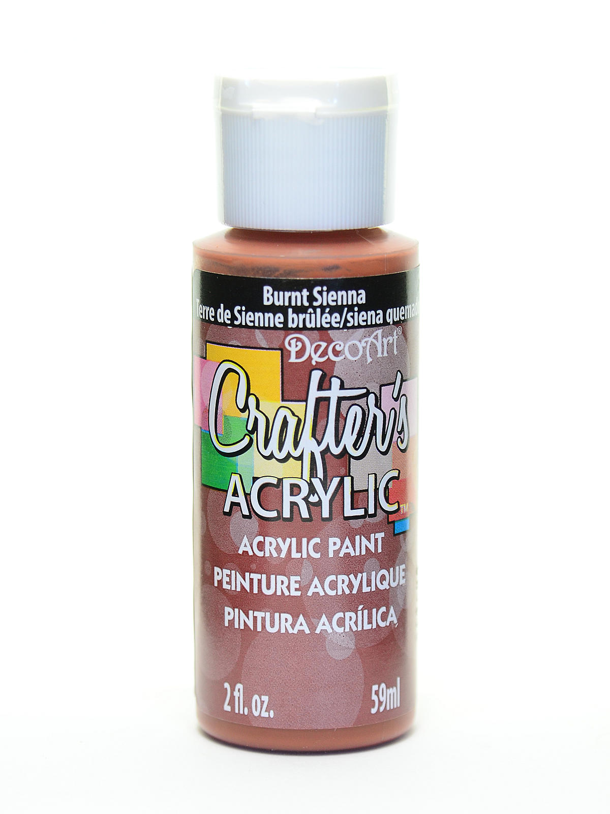 Crafters Acrylic 2 oz burnt sienna