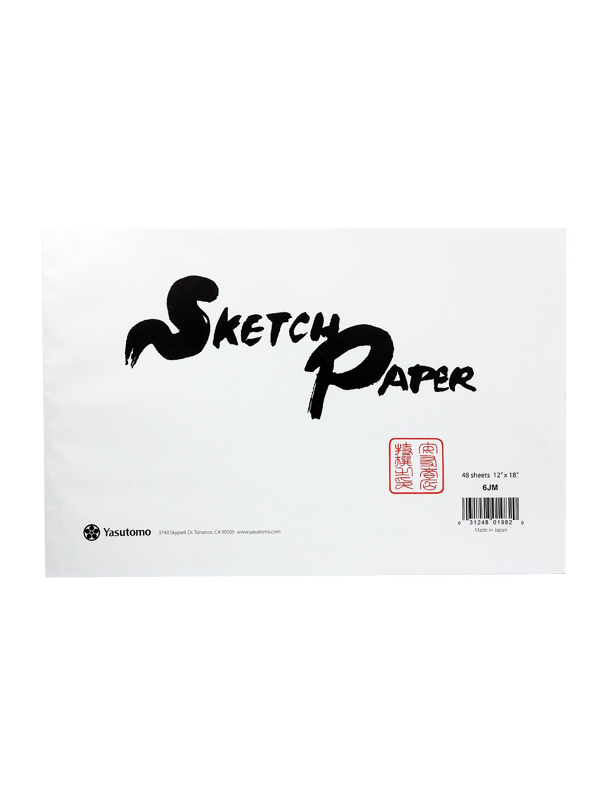 Kozo Sketch Pad 12 1 8 in. x 18 1 8 in. 50 sheets