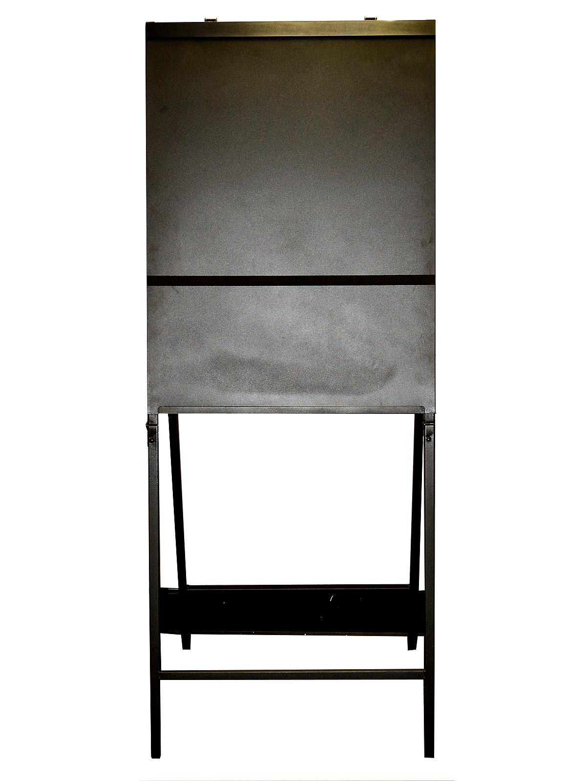 Classic A-frame Easel Steel Magnetic Surface Black Folding Legs Black