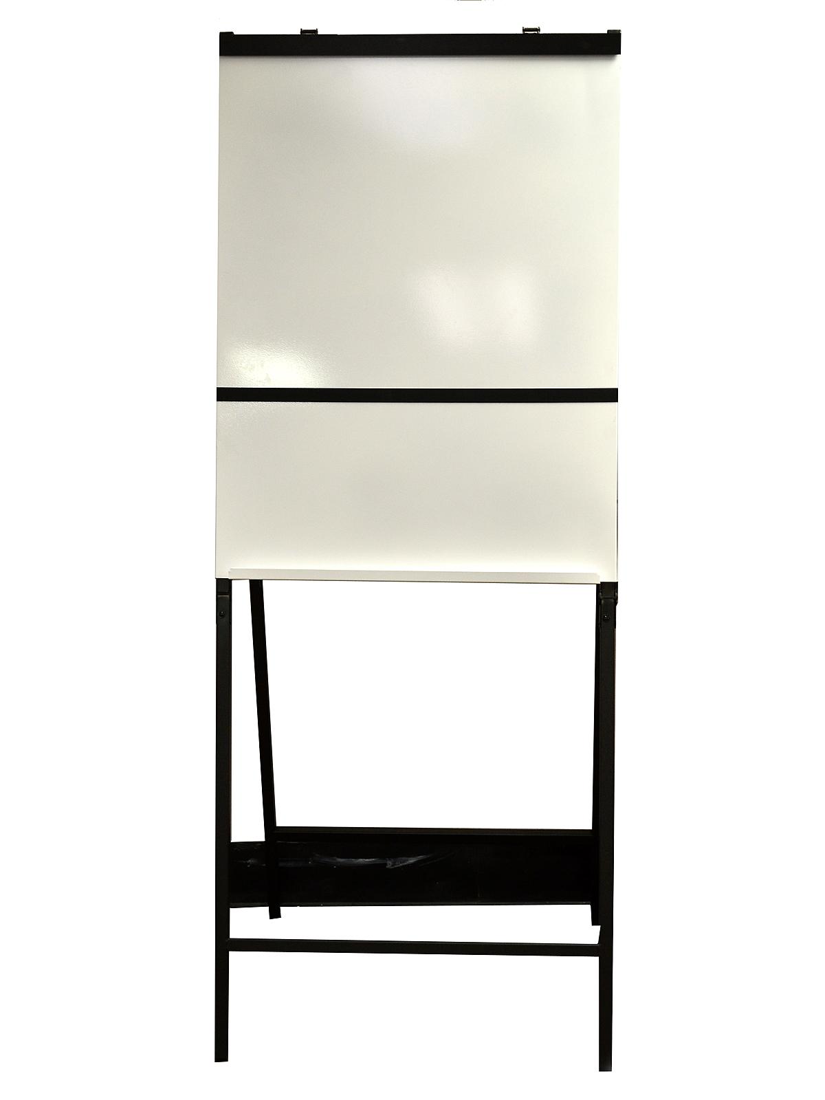 Classic A-Frame Easel erasable steel magnetic surface black folding legs white