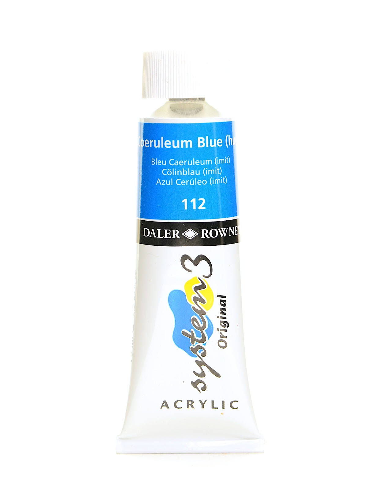 System 3 Acrylic Colour Coeruleum Blue Hue 75 Ml