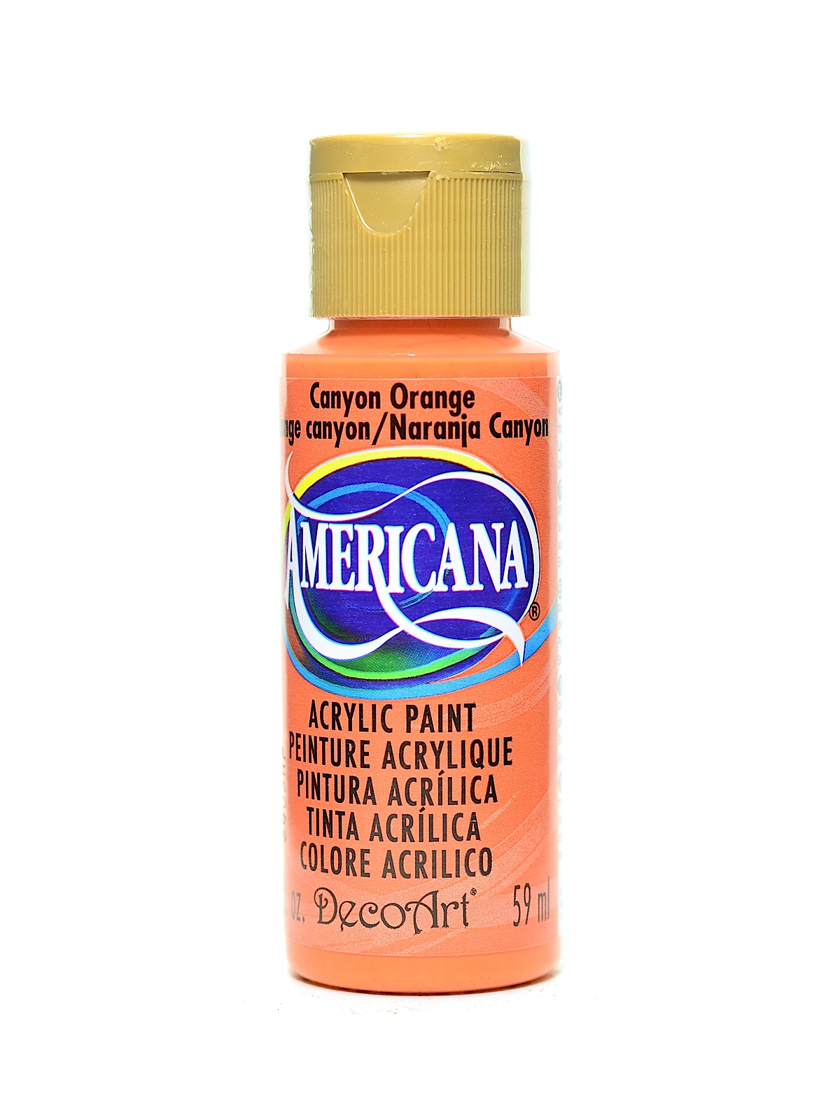 Americana Acrylic Paints canyon orange 2 oz.