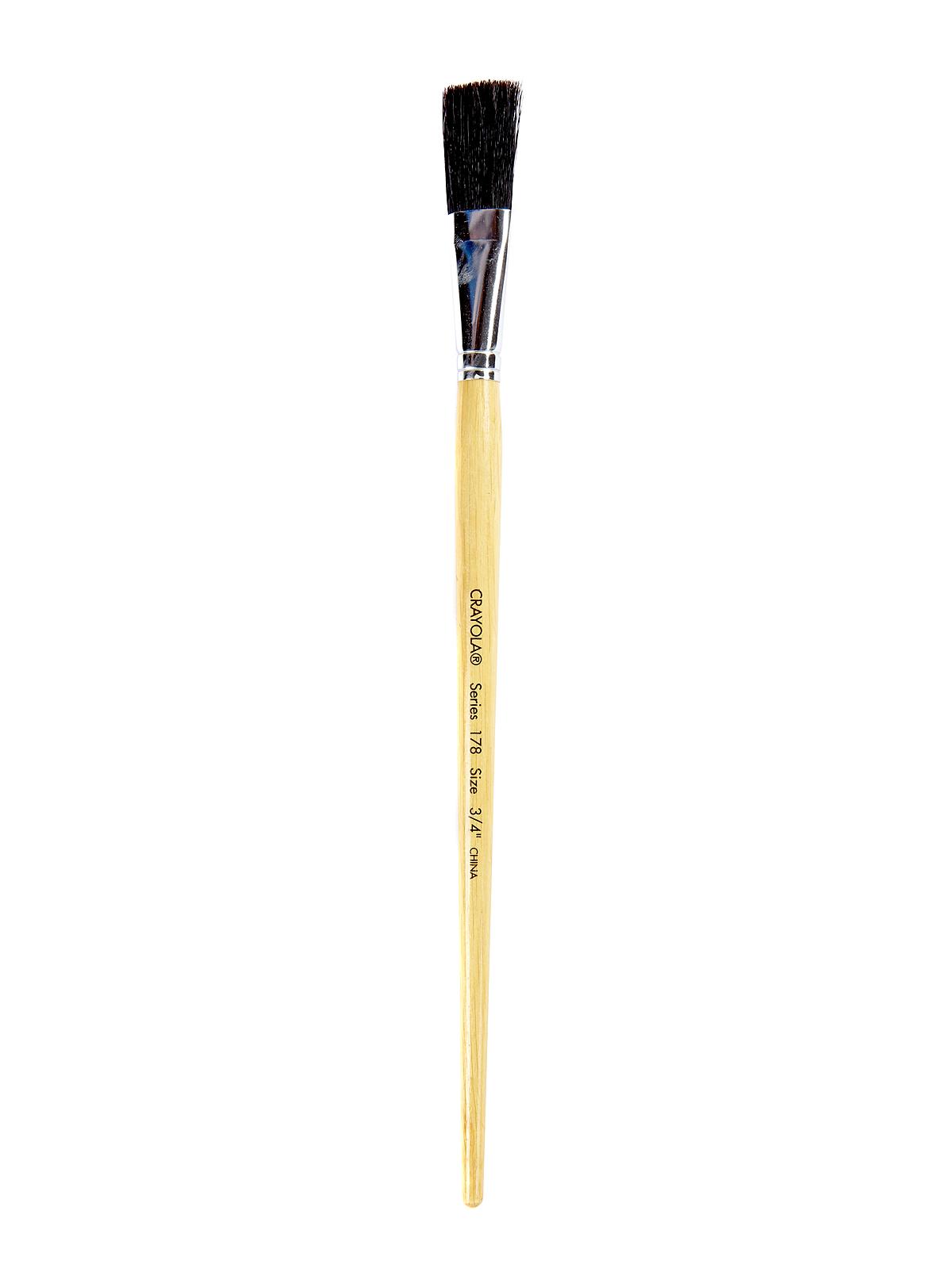 Series 178 Long Handled Black Bristle Brushes 3 4 in.