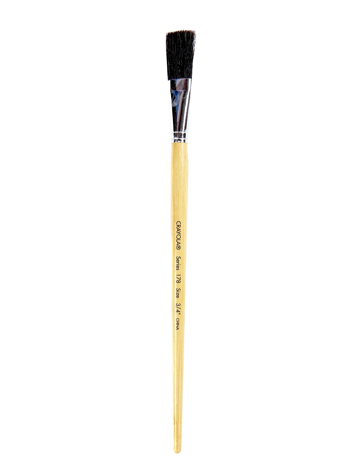 Series 178 Long Handled Black Bristle Brushes 3 4 In.