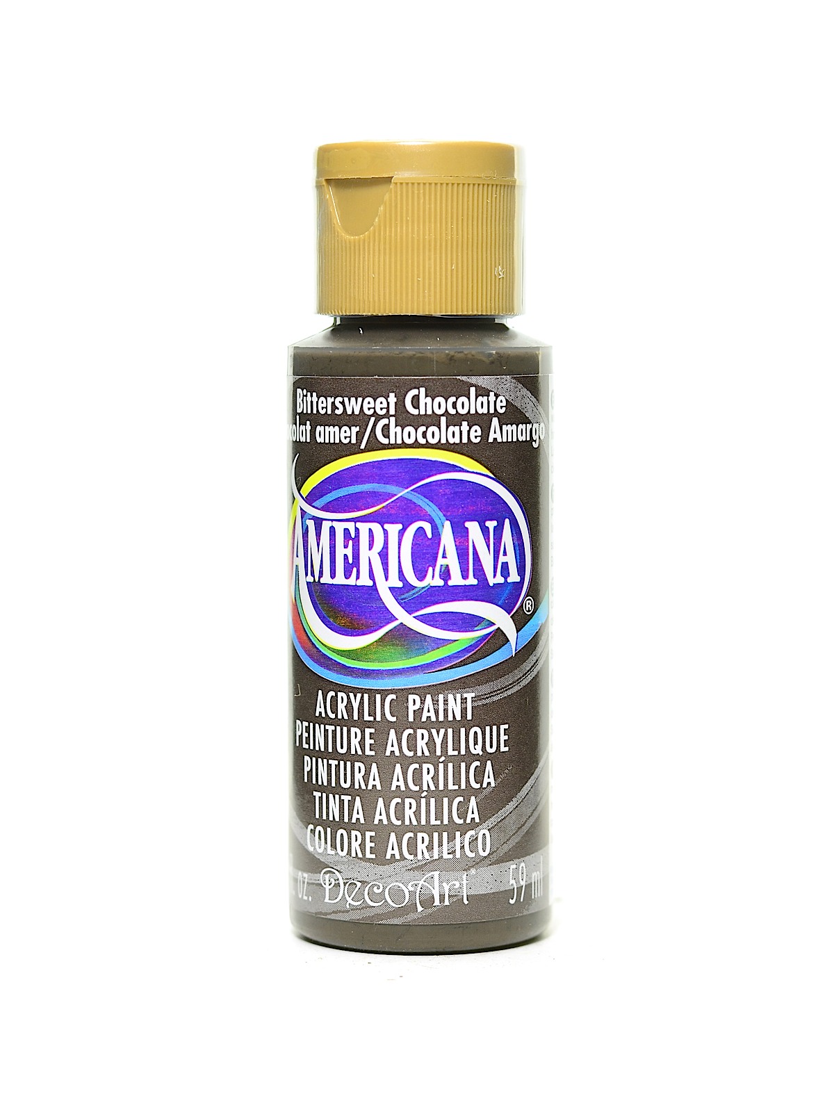 Americana Acrylic Paints bittersweet chocolate 2 oz.