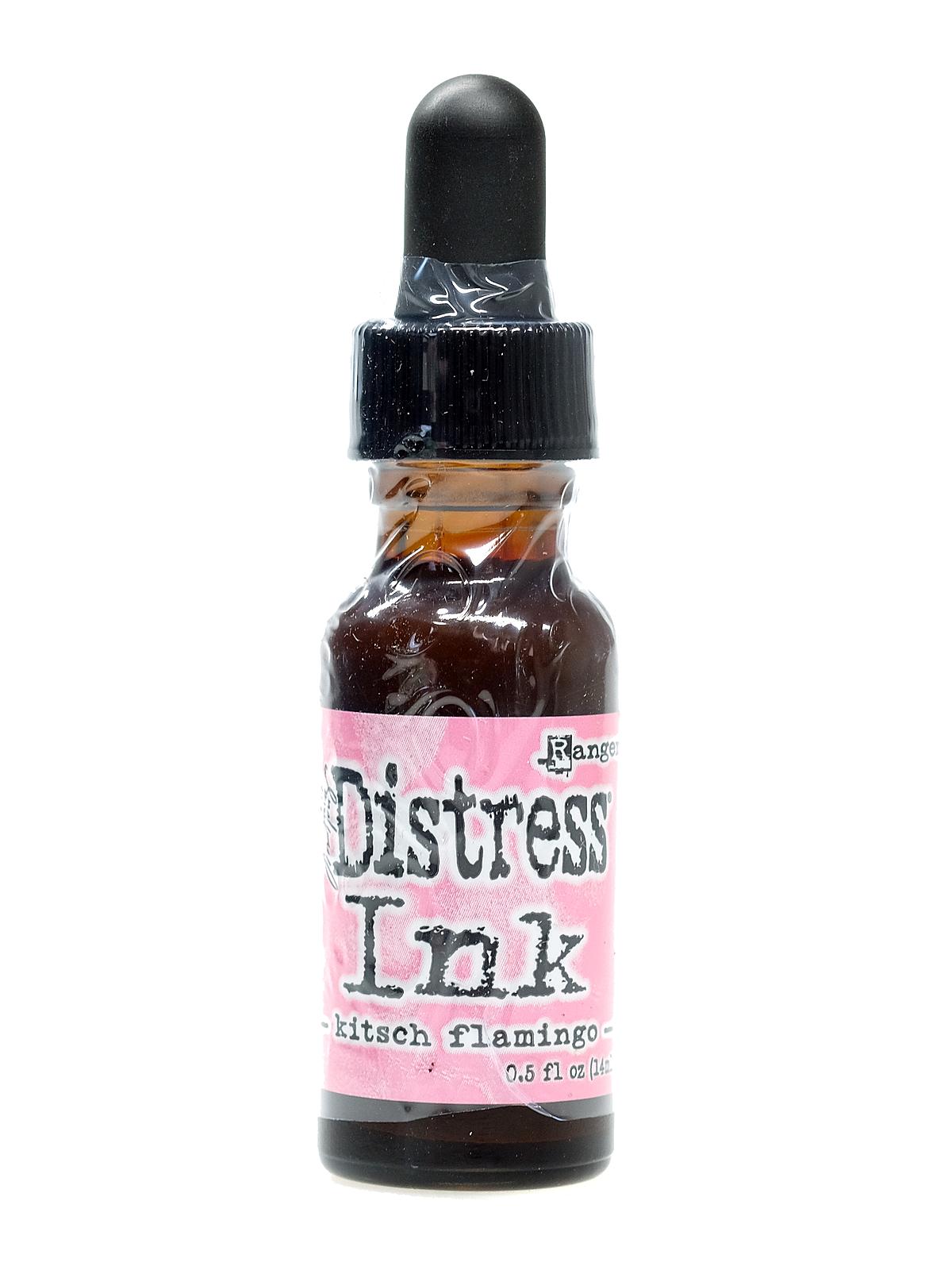 Tim Holtz Distress Ink kitsch flamingo 0.5 oz. reinker bottle