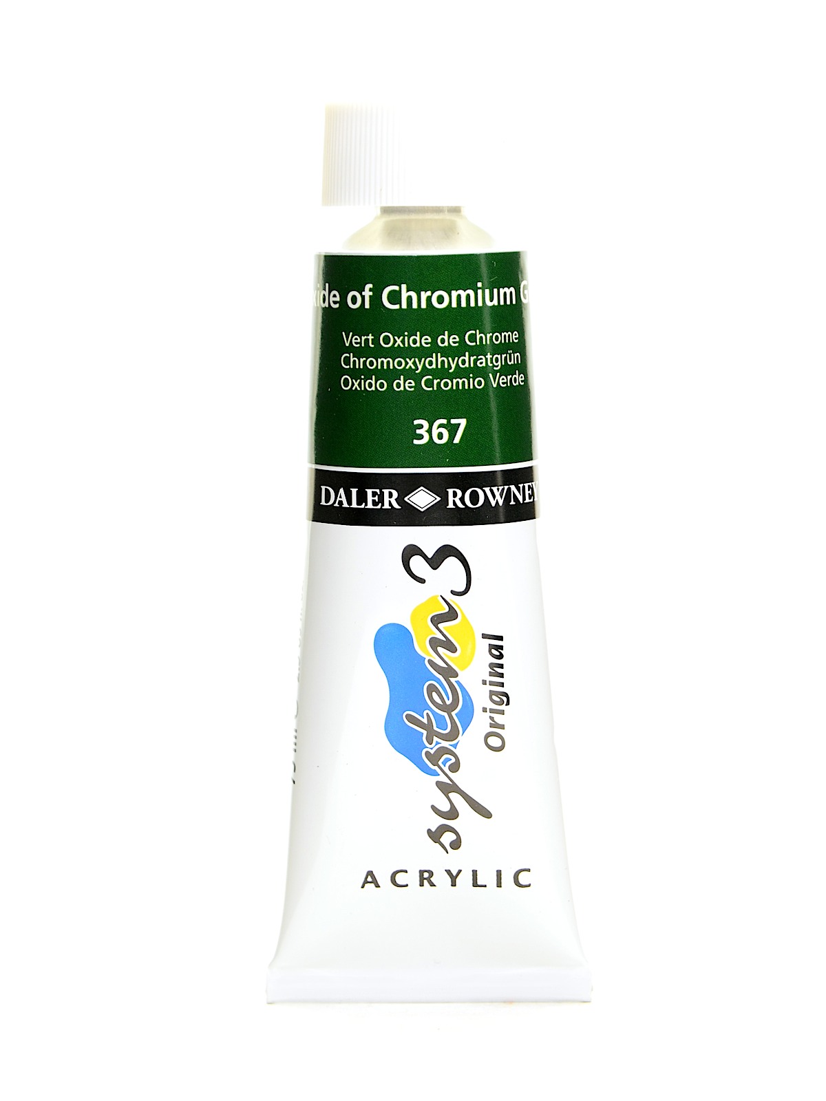 System 3 Acrylic Colour Oxide Of Chromium Green 75 Ml