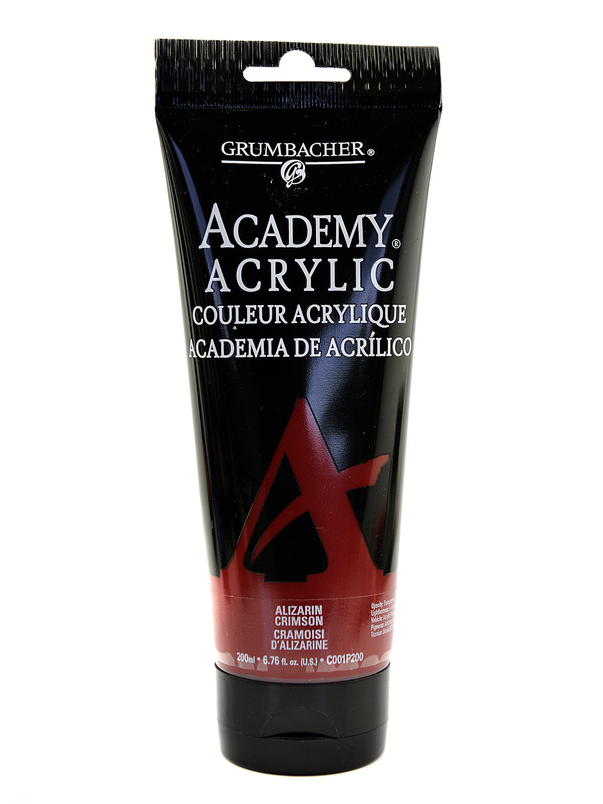 Academy Acrylic Colors alizarin crimson 6.8 oz. (200 ml)