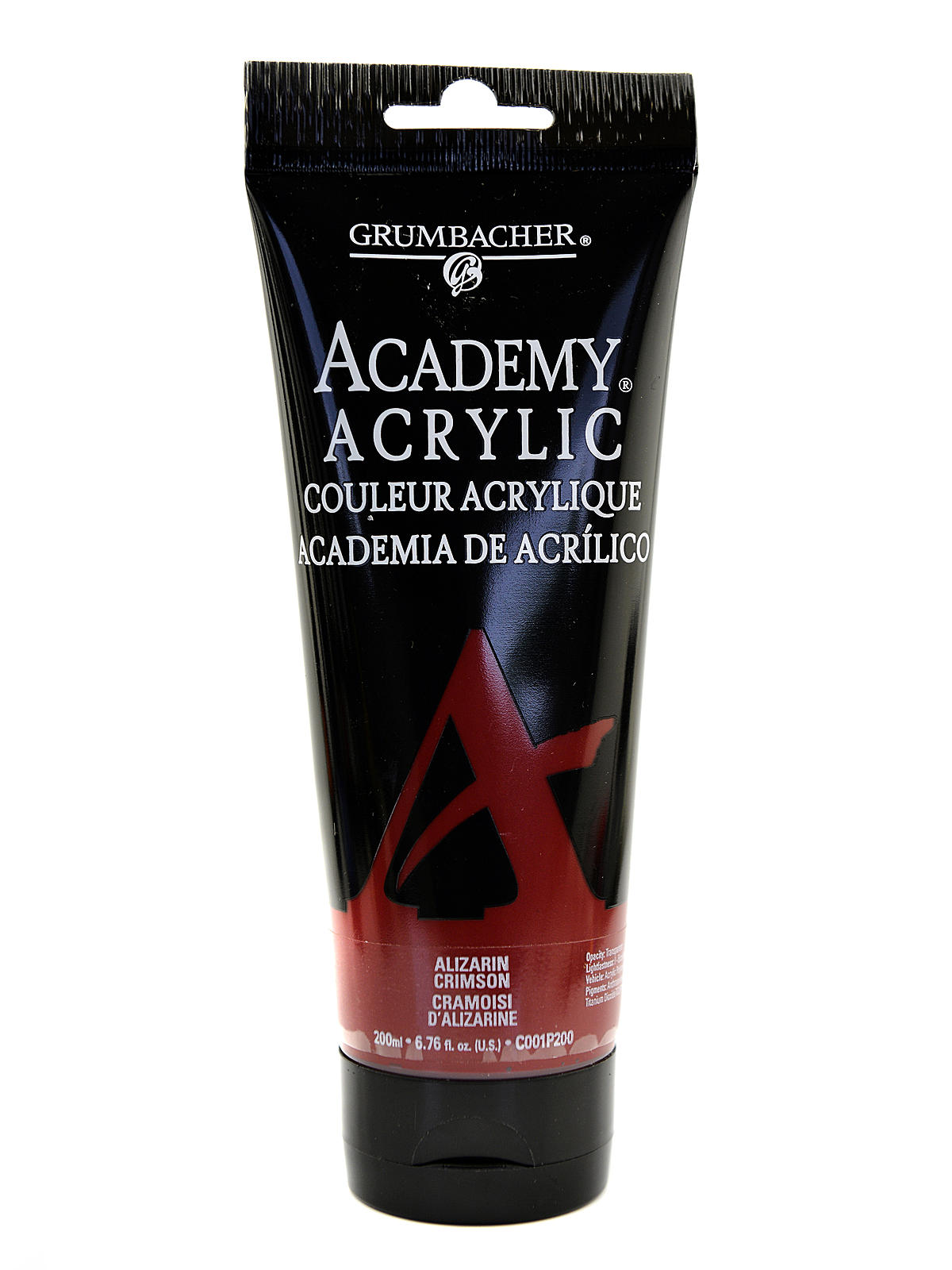 Academy Acrylic Colors Alizarin Crimson 6.8 Oz. (200 Ml)