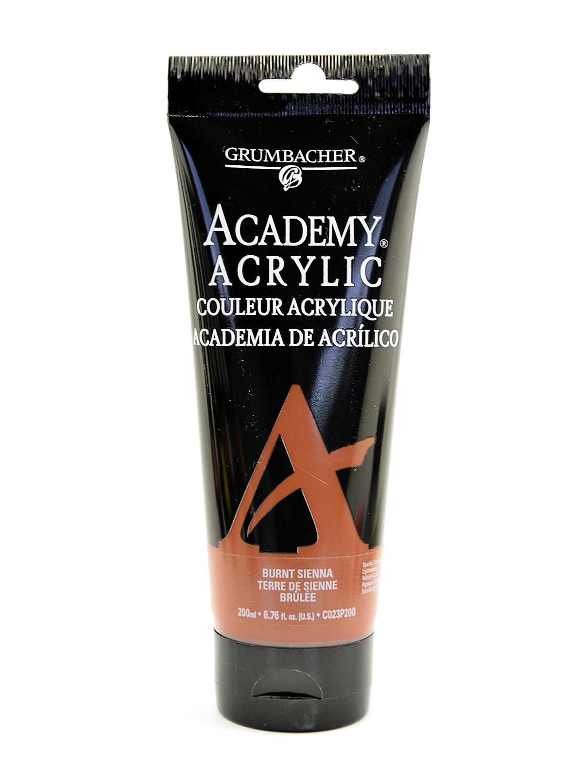 Academy Acrylic Colors burnt sienna 6.8 oz. (200 ml)