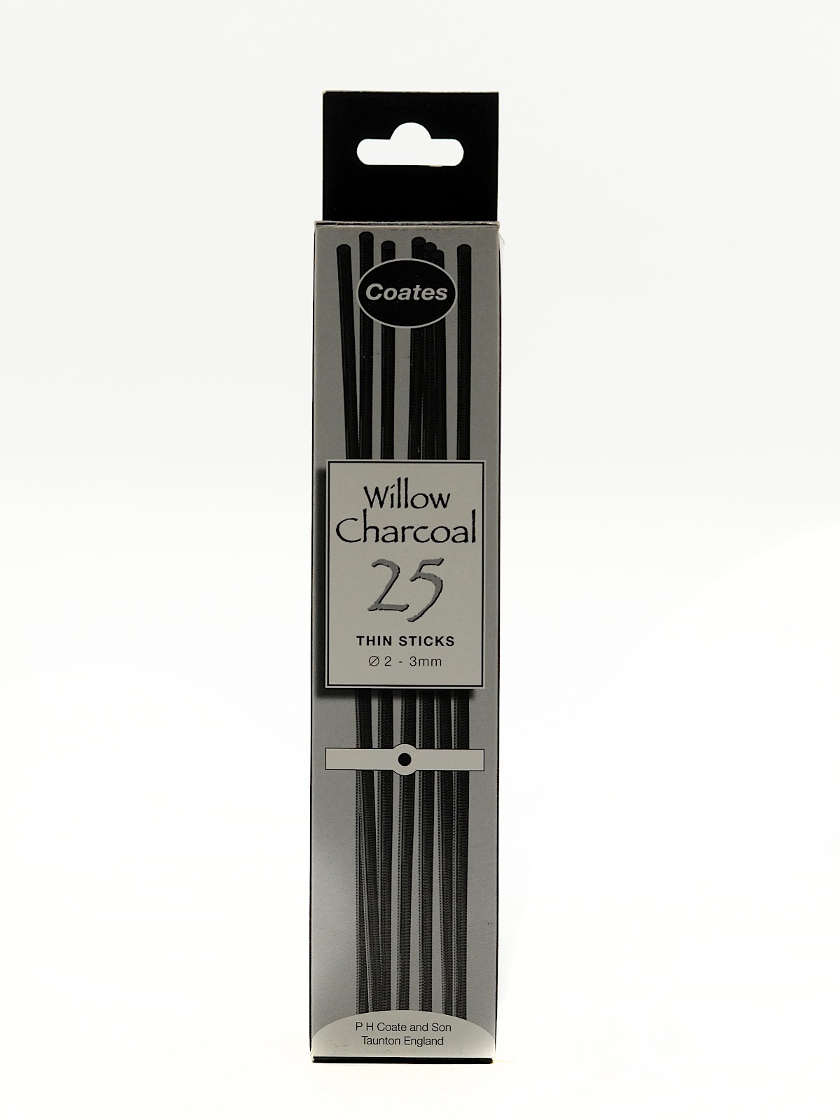 Willow Charcoal 2 Mm - 3 Mm Thin Box Of 25
