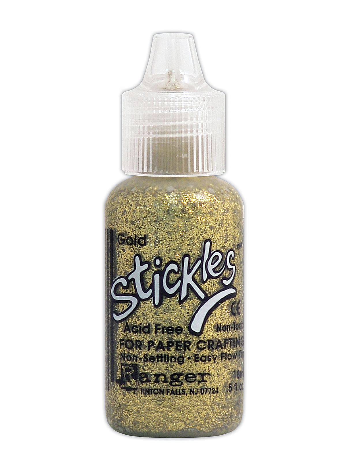 Stickles Glitter Glue gold 0.5 oz. bottle