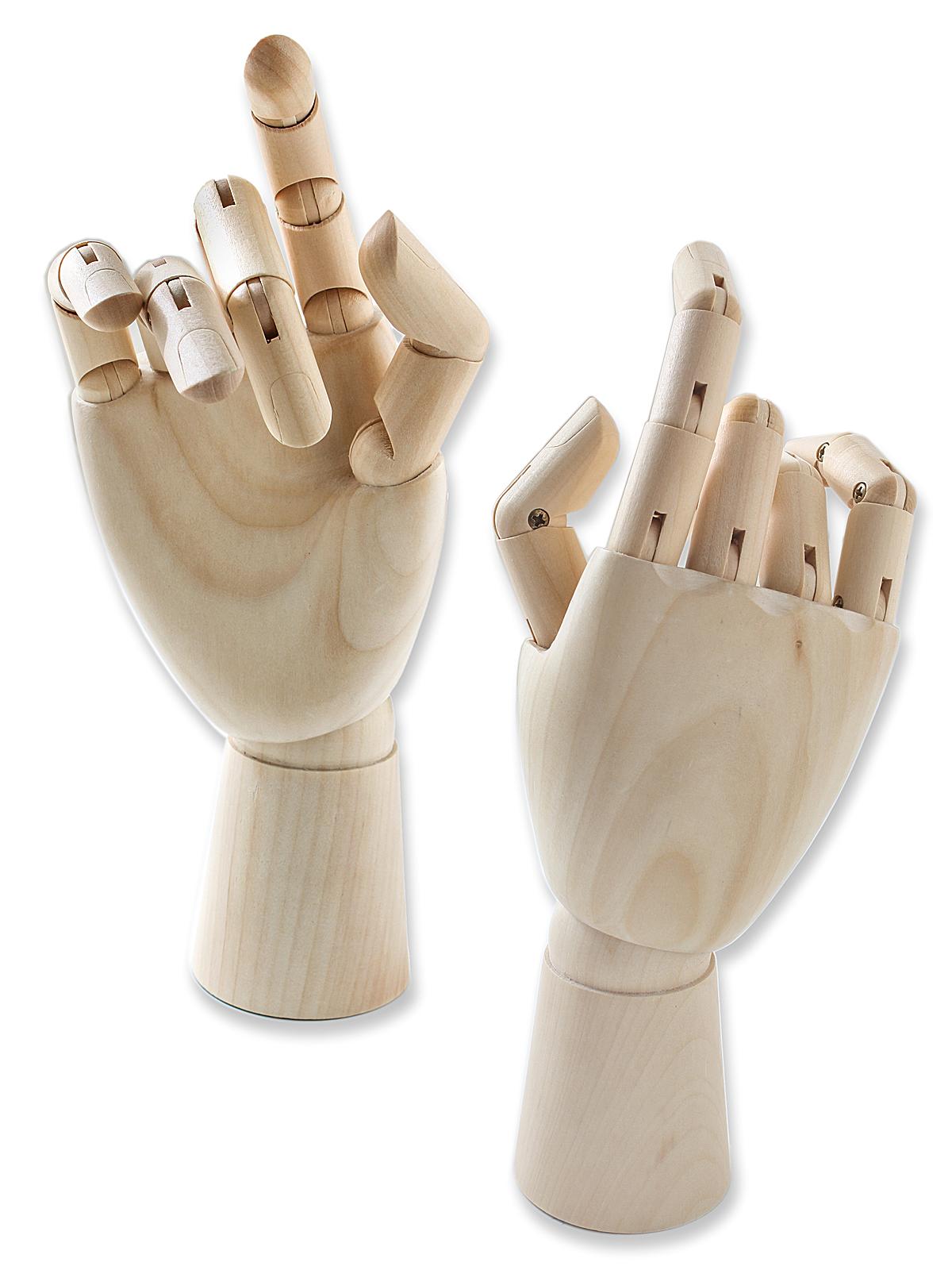 Wood Hand Manikins adult female right hand