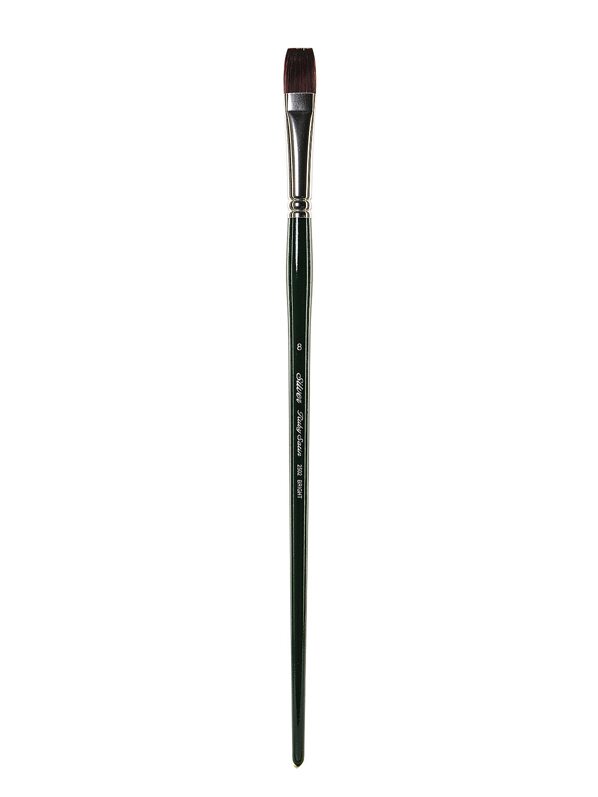 Ruby Satin Series Synthetic Brushes Long Handle 8 bright 2502