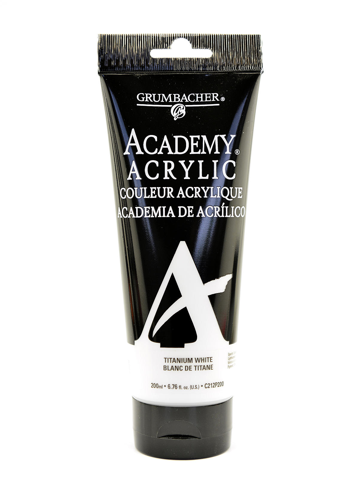 Academy Acrylic Colors titanium white 6.8 oz. (200 ml)