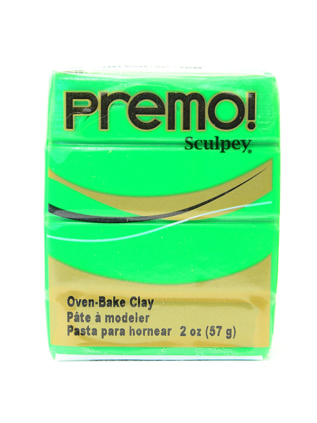 Premo Premium Polymer Clay green 2 oz.