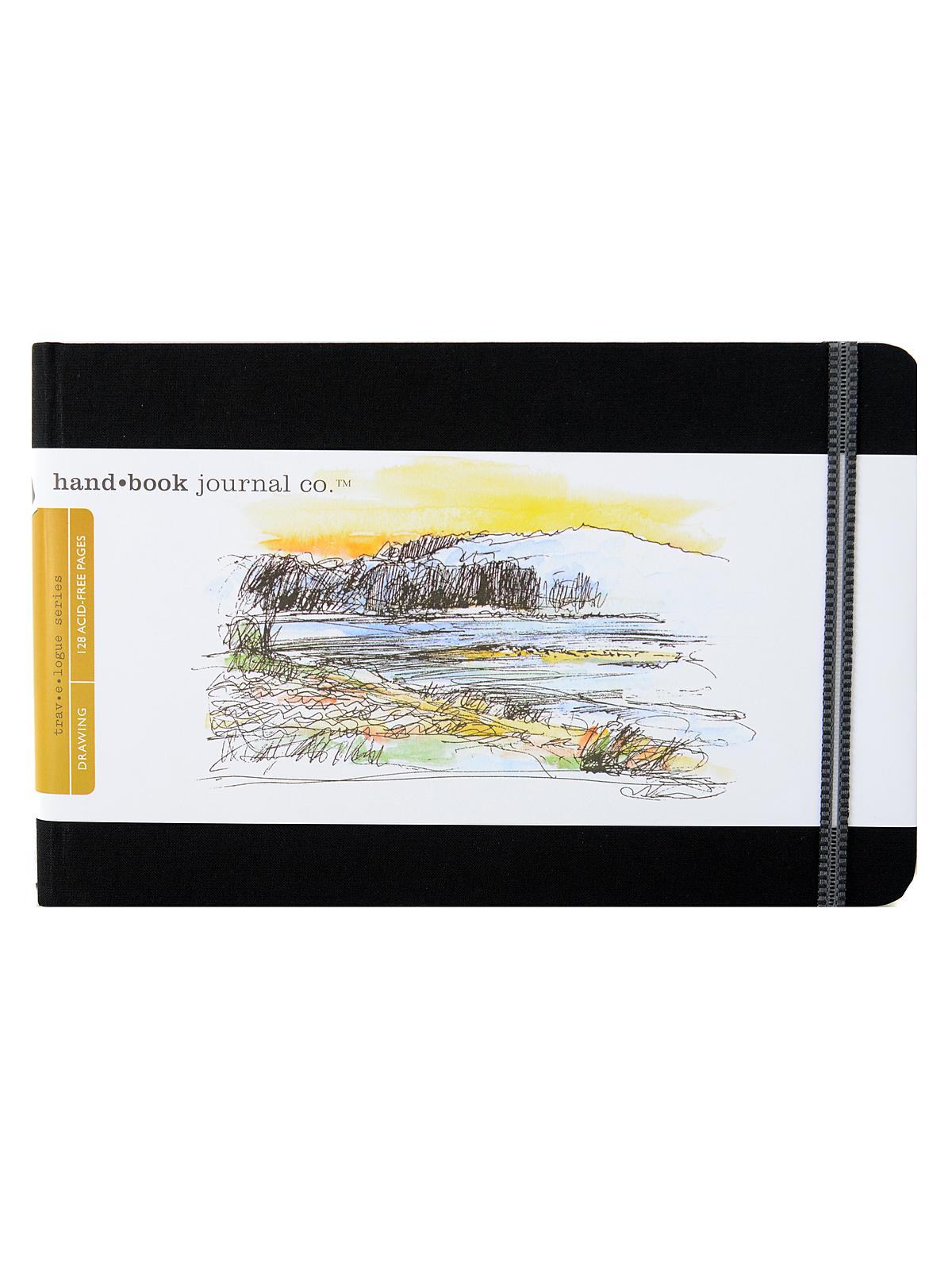 Travelogue Drawing Journals 5 1 2 In. X 8 1 4 In. Landscape Ivory Black