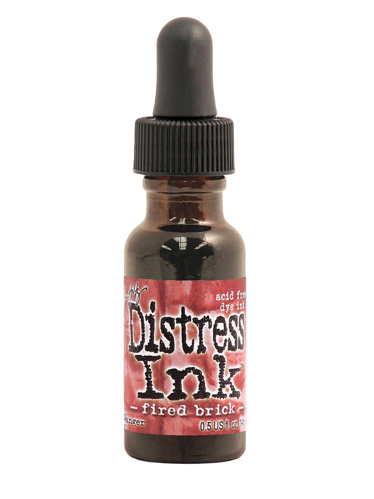 Tim Holtz Distress Ink fired brick 0.5 oz. reinker bottle