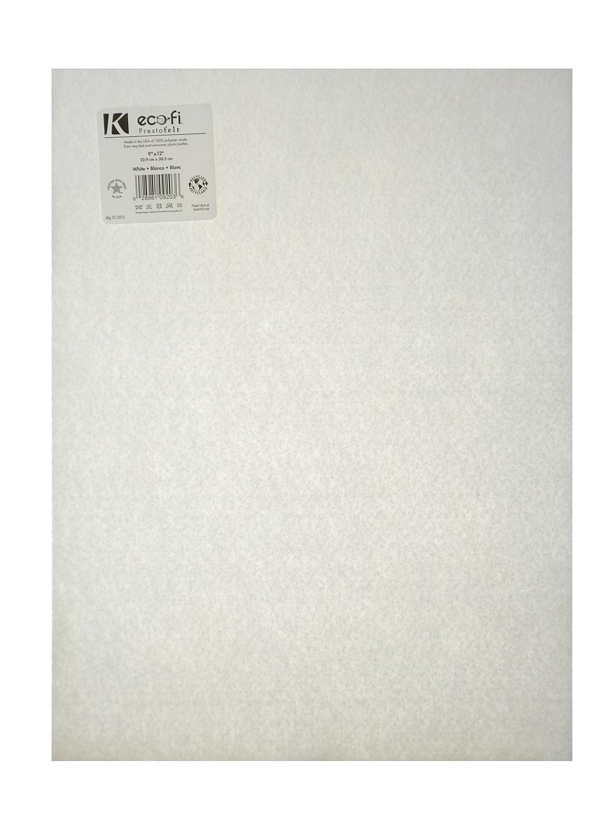 Prestofelt 9 in. x 12 in. sheet white