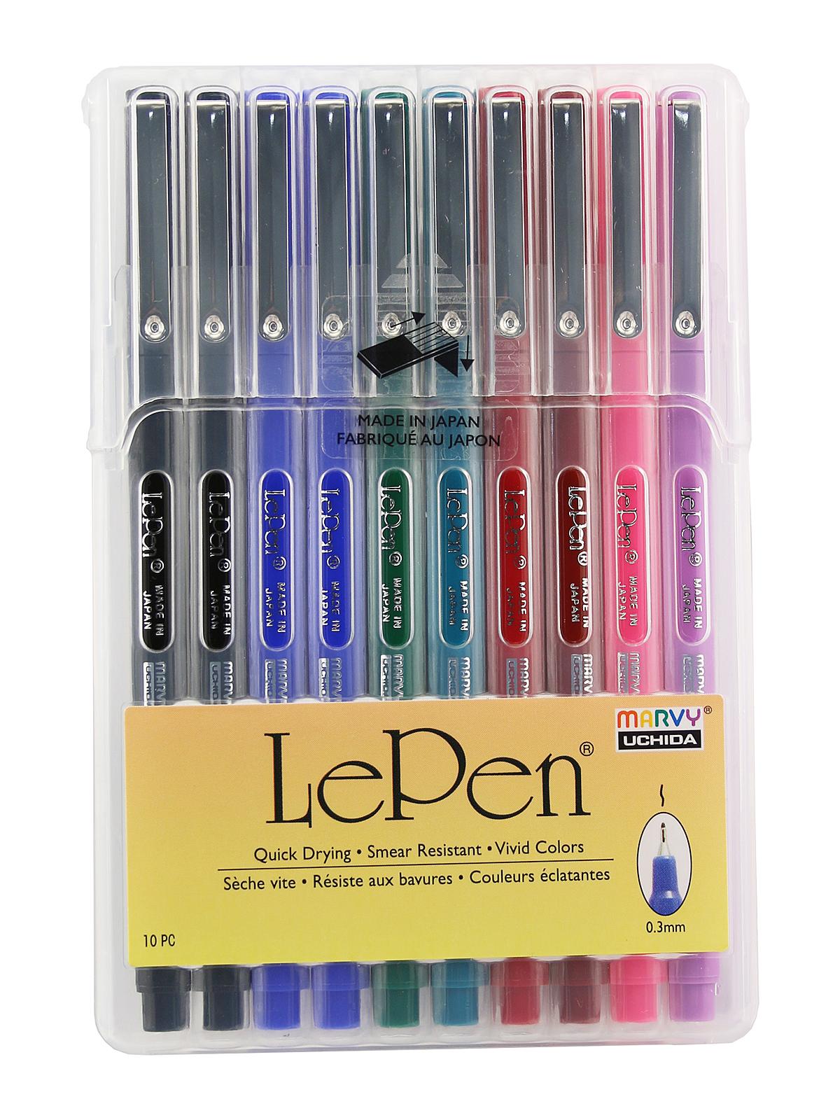 Le Pen Basic Set Of 10