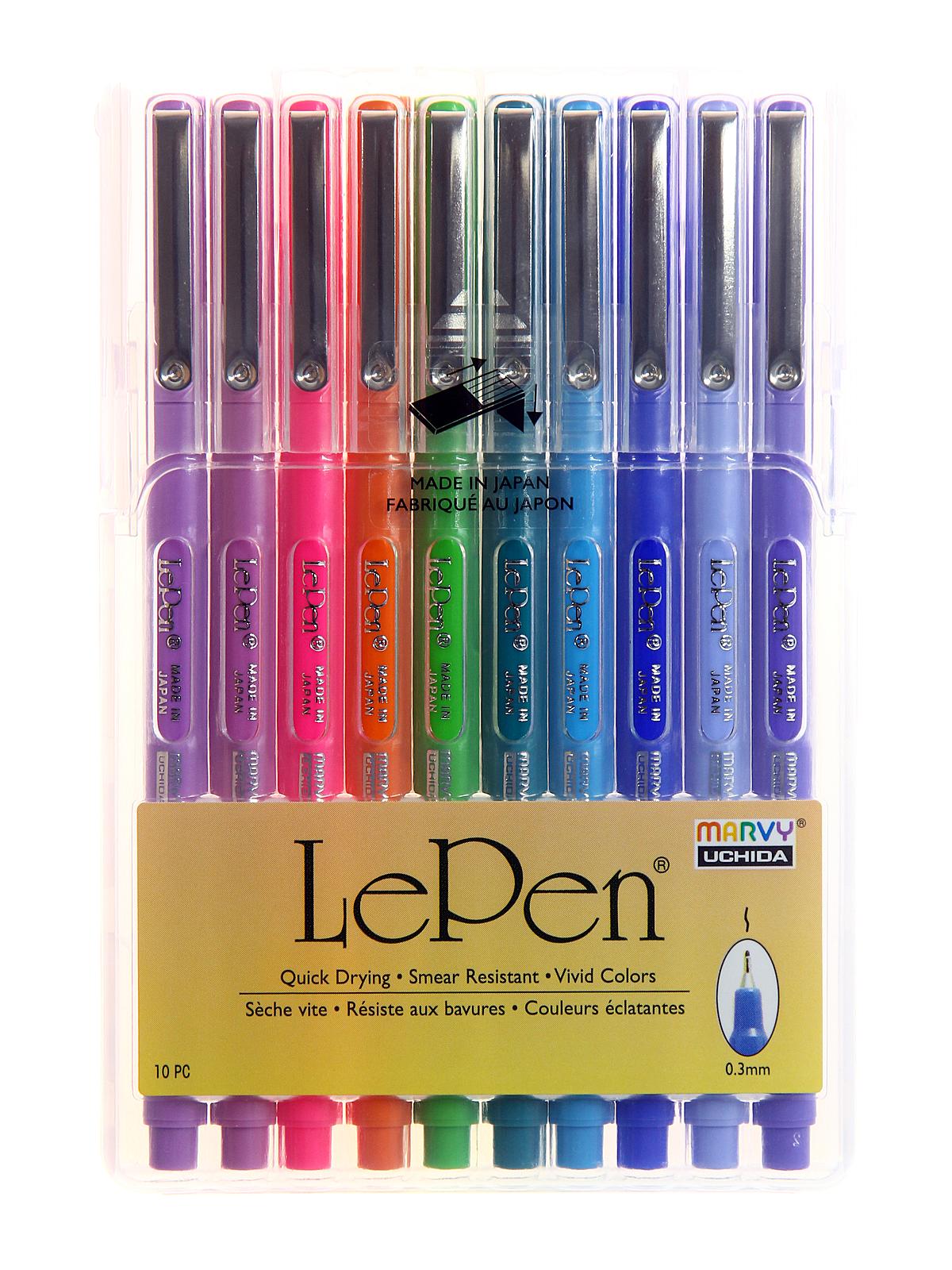 Le Pen bright set of 10