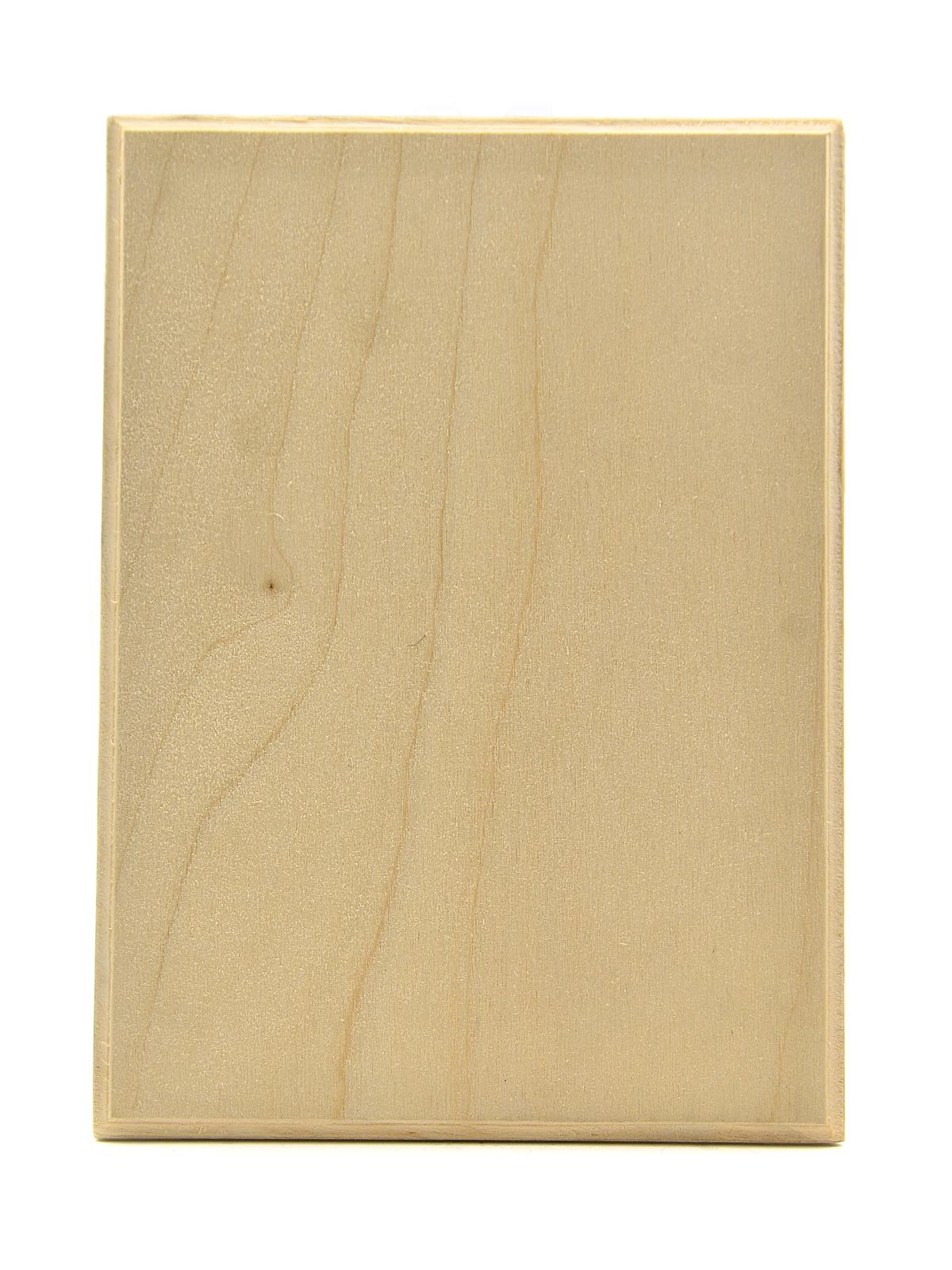 Baltic Birch Plywood Plaques rectangle 0.38 in. x 5.25 in. x 7.25 in.