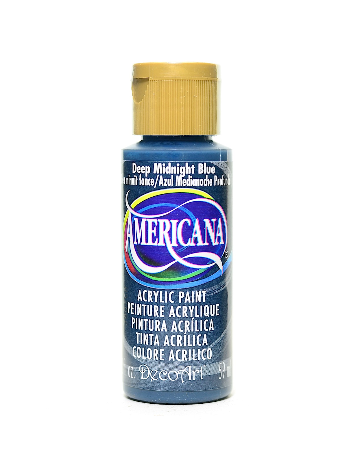Americana Acrylic Paints deep midnight blue 2 oz.