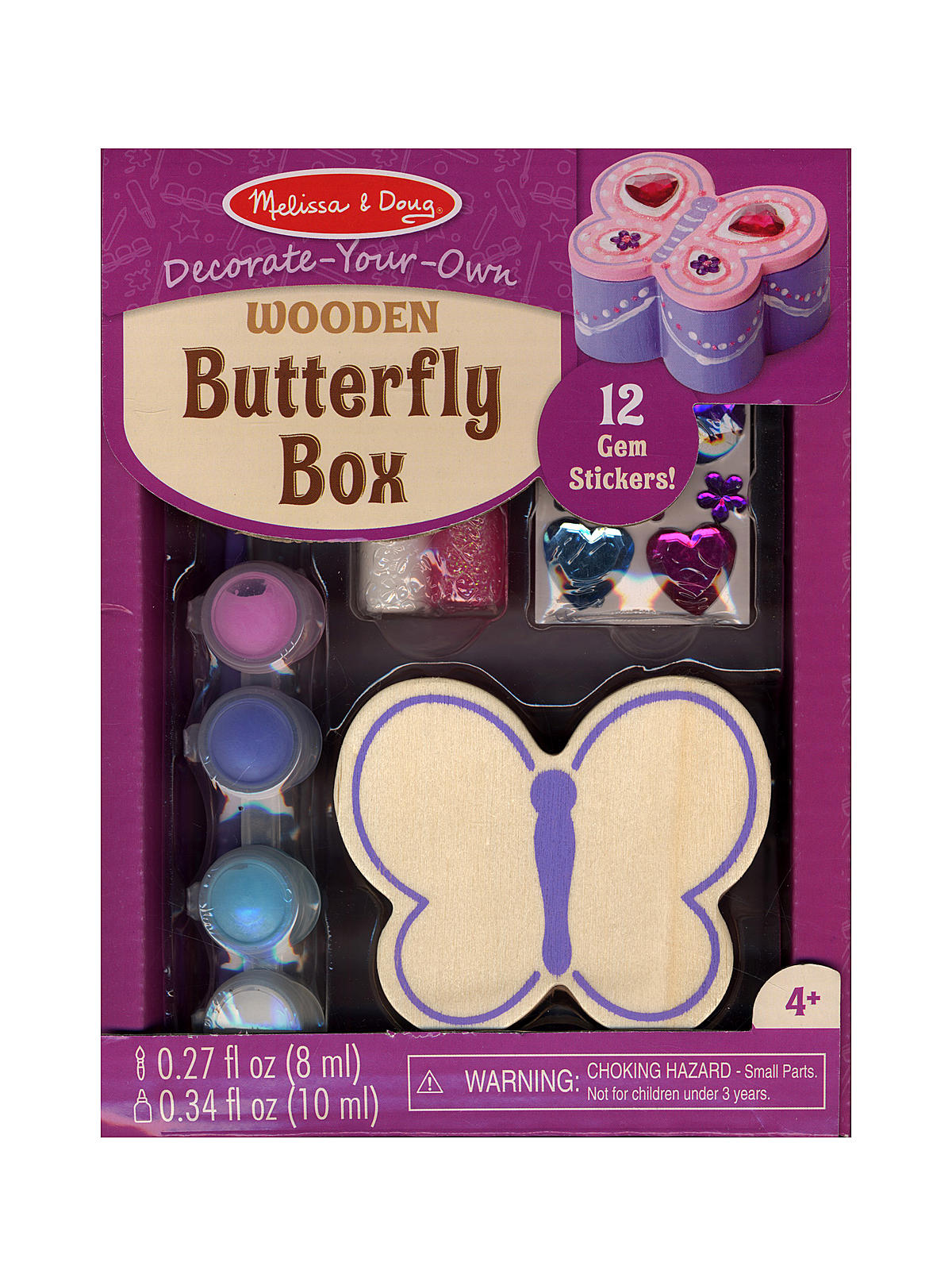 Created by Me Kits wood butterfly box