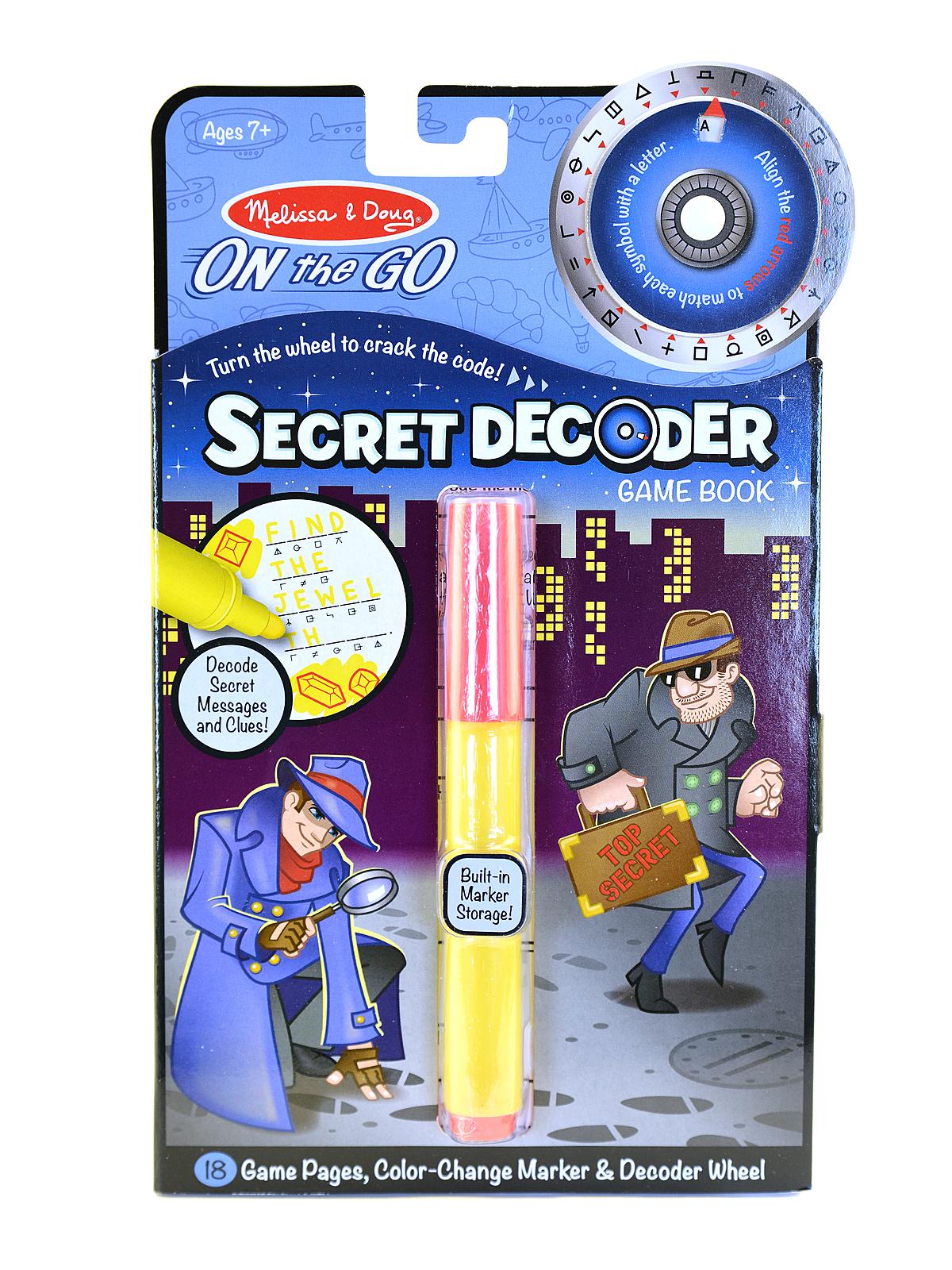 On the Go secret decoder game book
