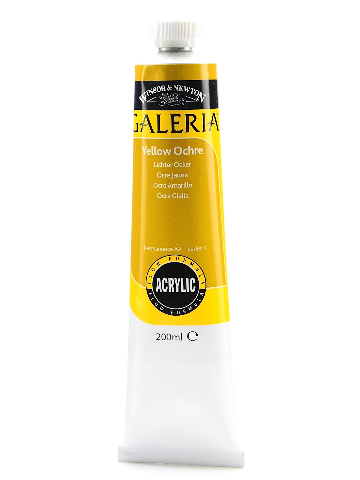 Galeria Flow Formula Acrylic Colours yellow ochre 200 ml 744
