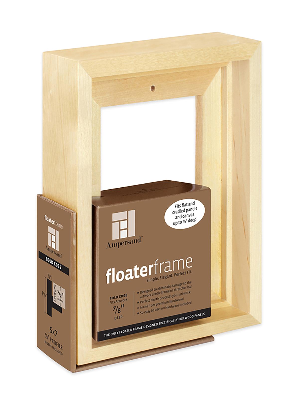 Bold Floaterframes 7 8 in. 5 in. x 7 in. maple