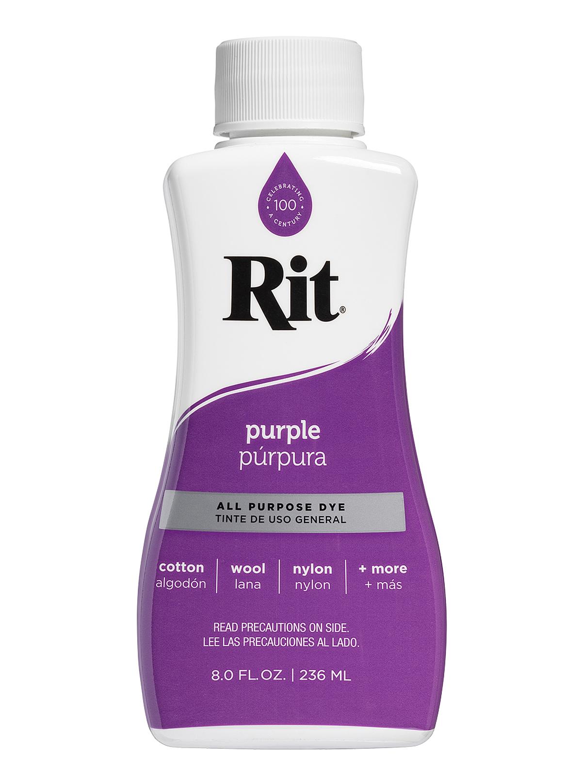 Dyes purple liquid 8 oz. bottle