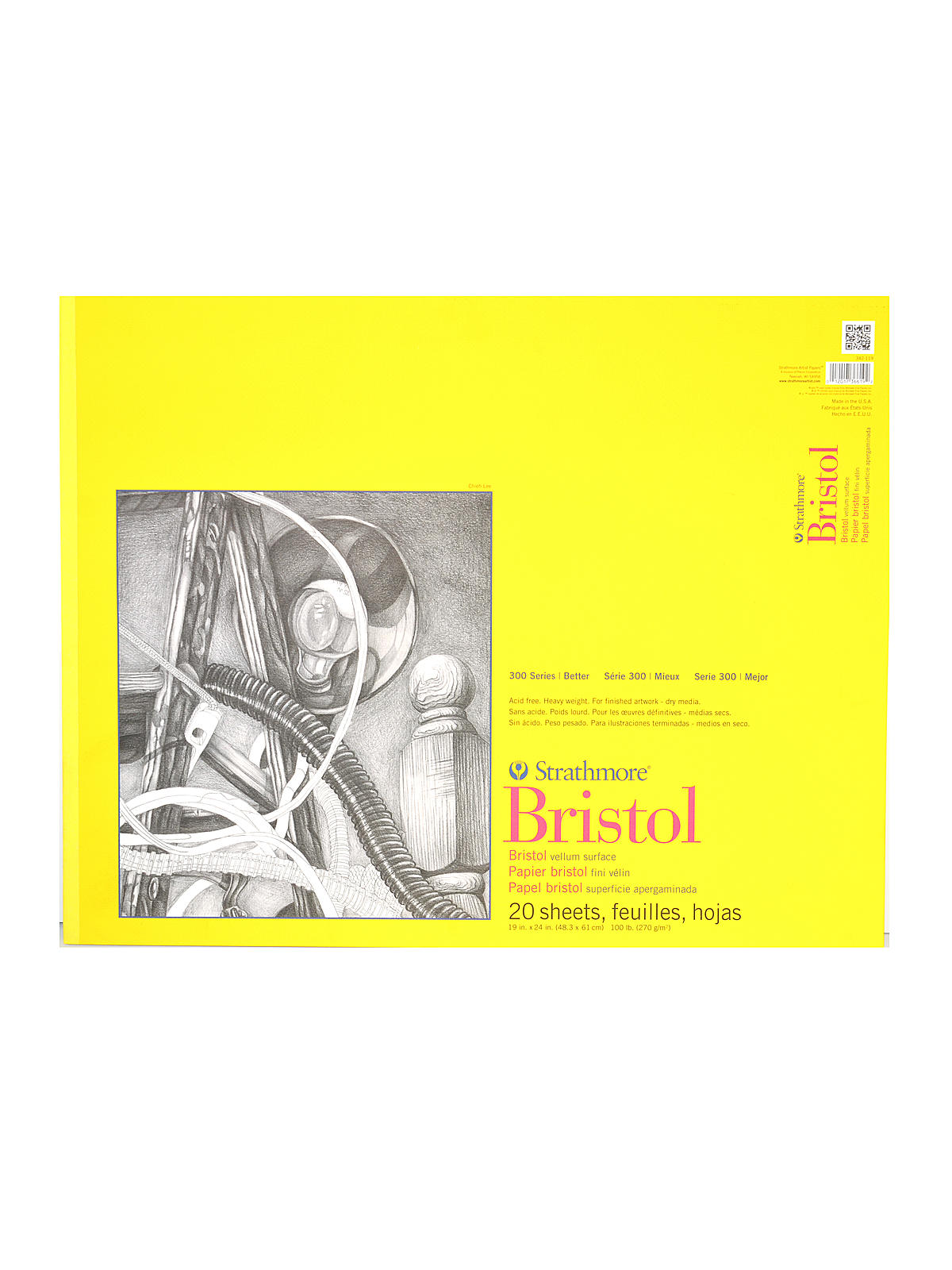 300 Series Bristol vellum 19 in. x 24 in.