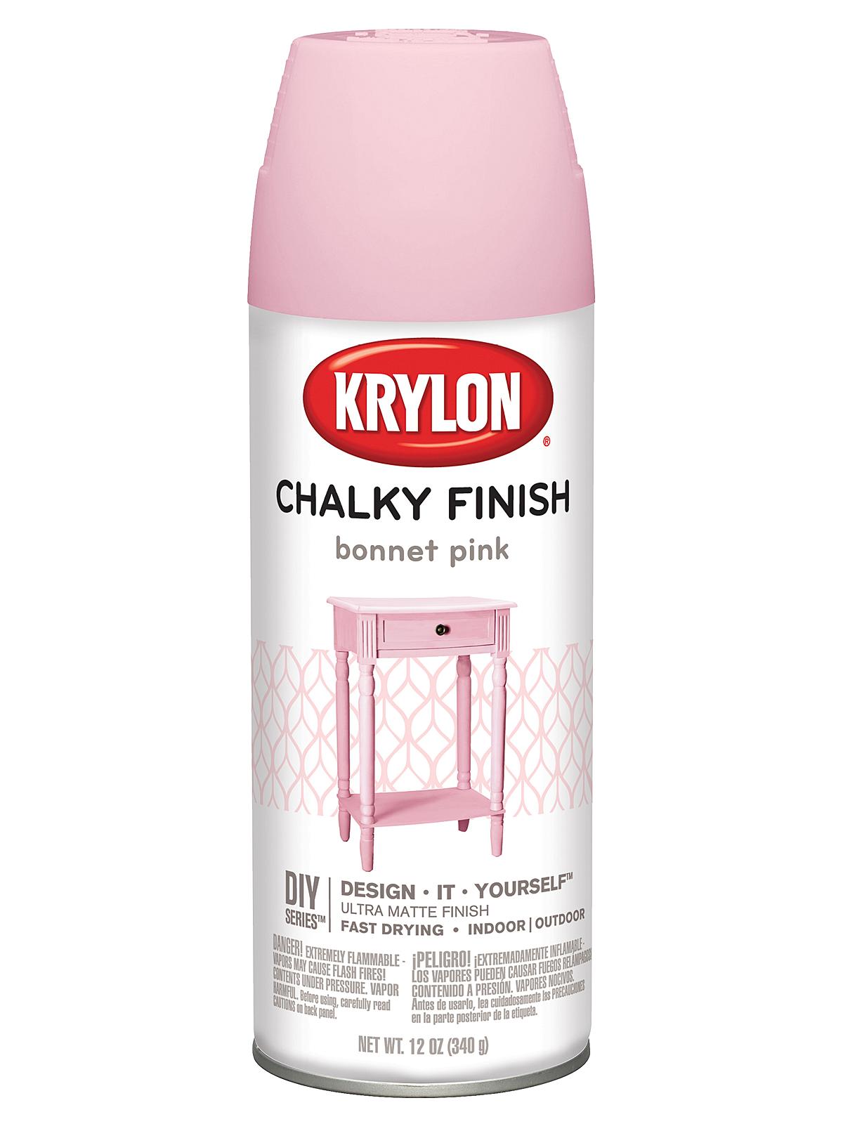 Chalky Finish Paint Bonnet Pink 12 Oz.