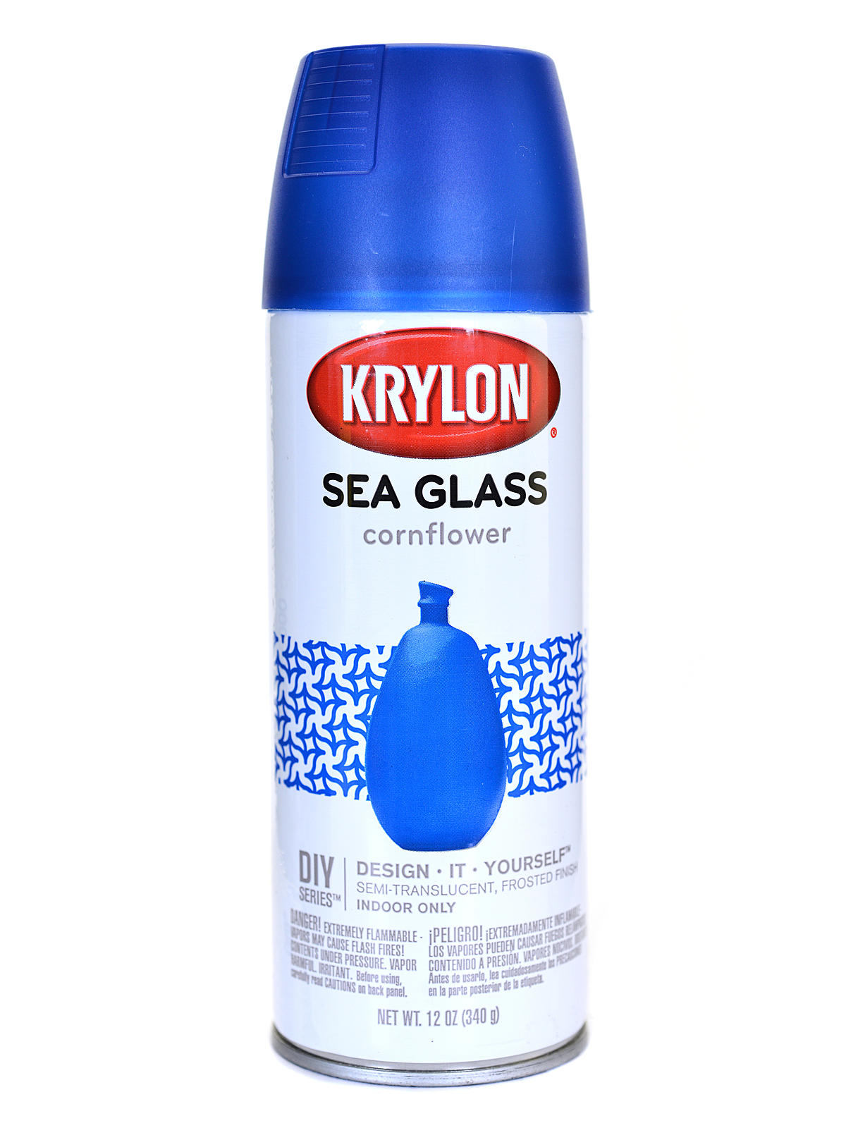 Sea Glass Finish cornflower