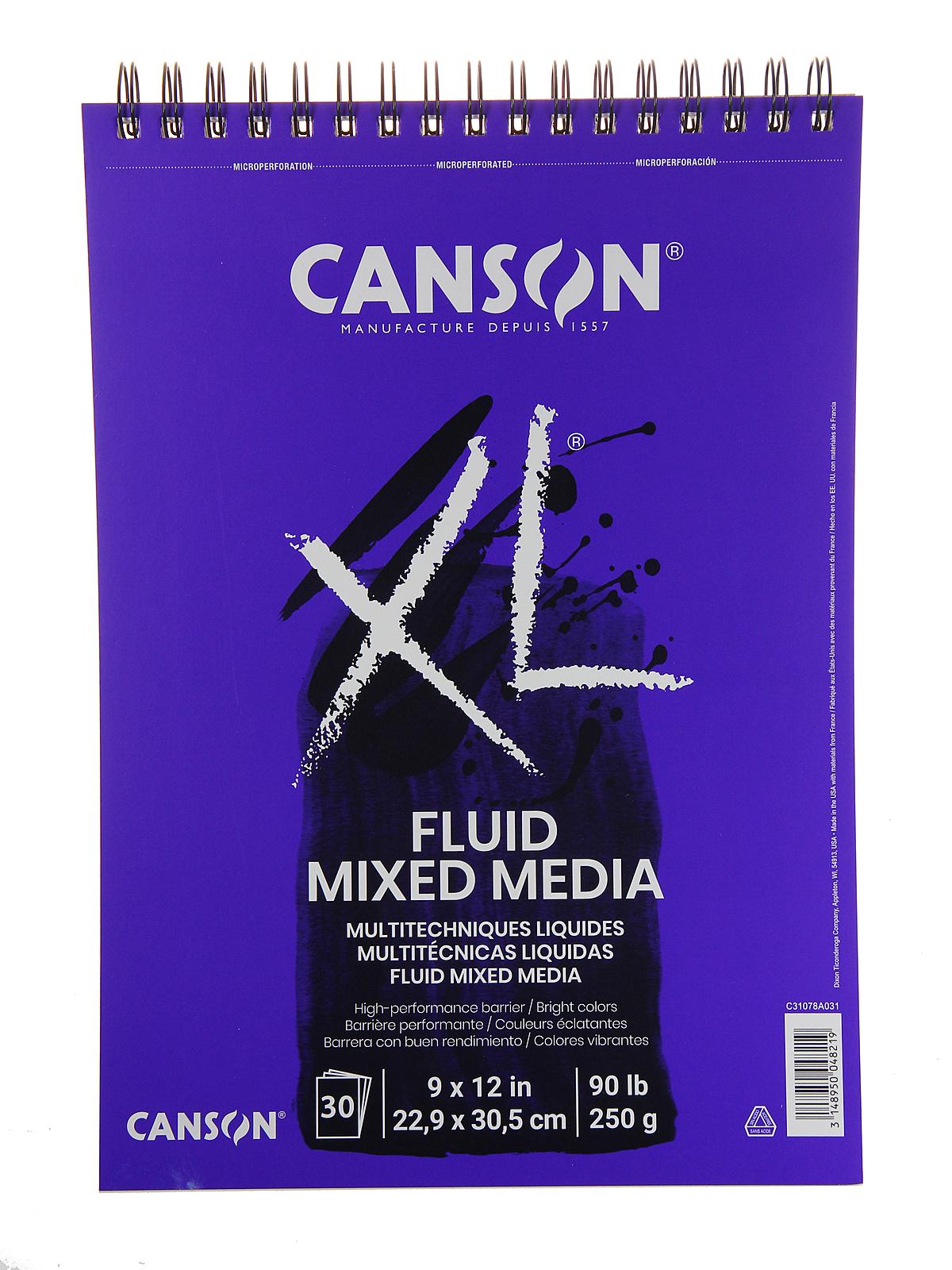 XL Fluid Mixed Media Pads 9 in. x 12 in.