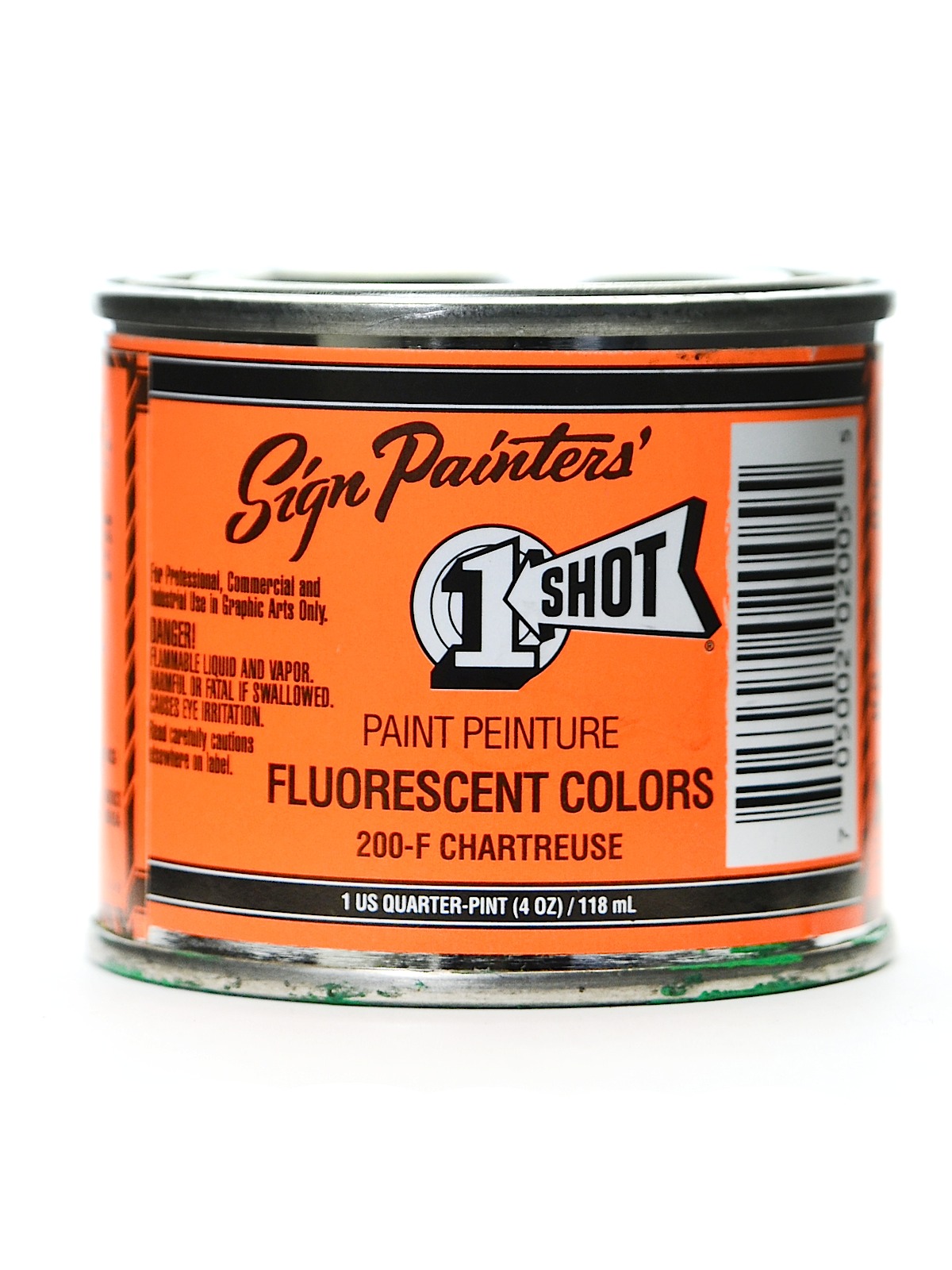 Fluorescent Bulletin Color chartreuse 4 oz.