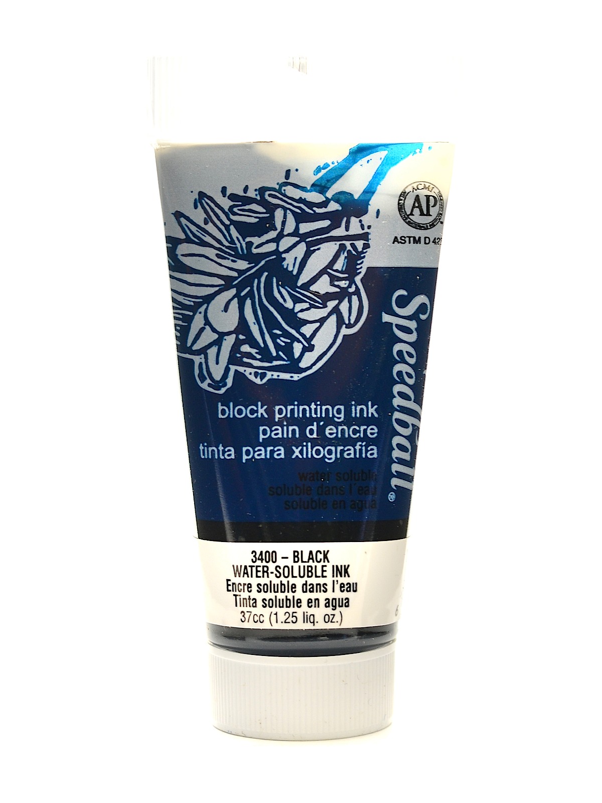 Block Printing Water Soluble Ink black 1.25 oz.