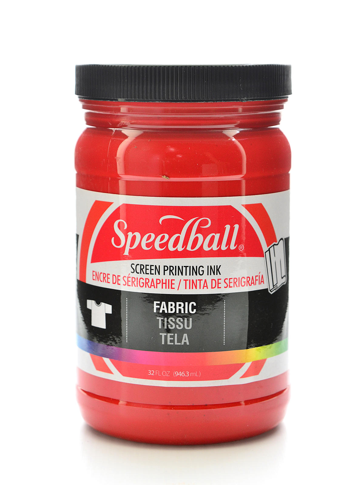 Fabric Screen Printing Ink red 32 oz.