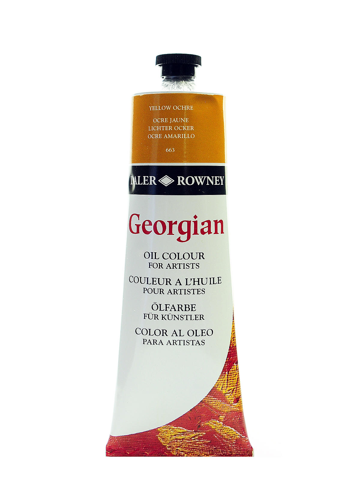 Georgian Oil Colours Yellow Ochre 225 Ml