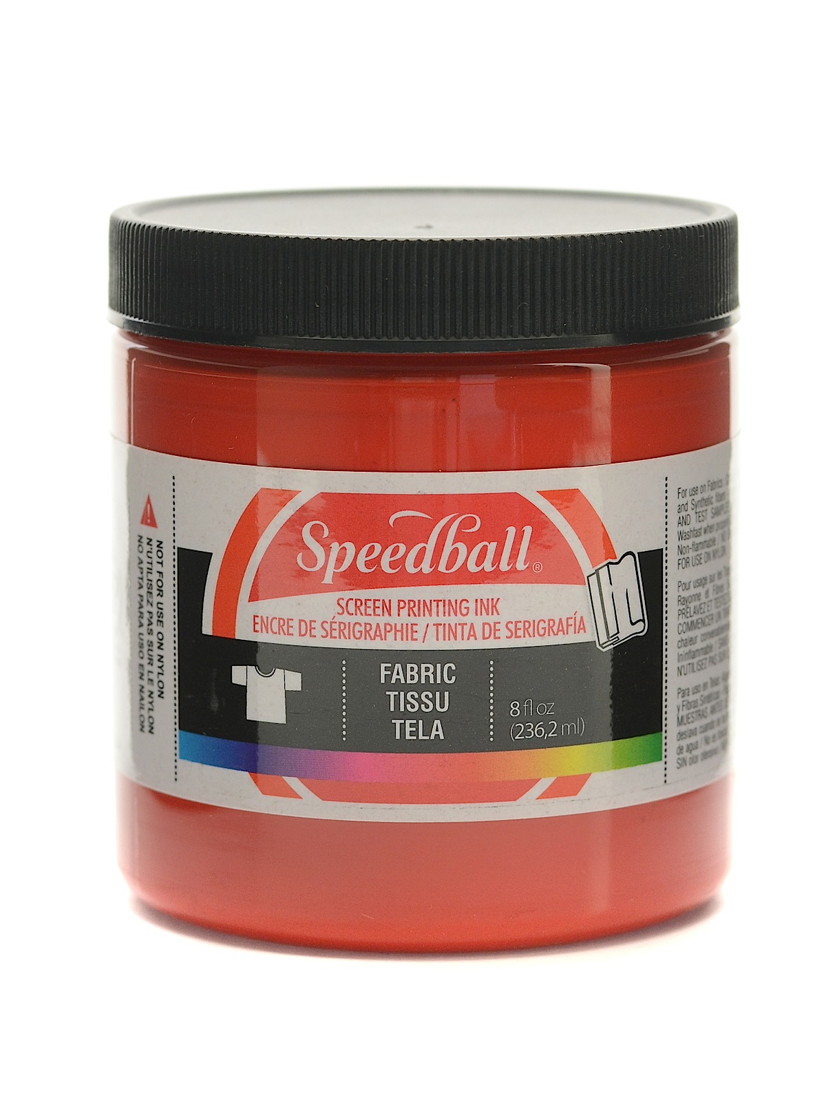 Fabric Screen Printing Ink red 8 oz.