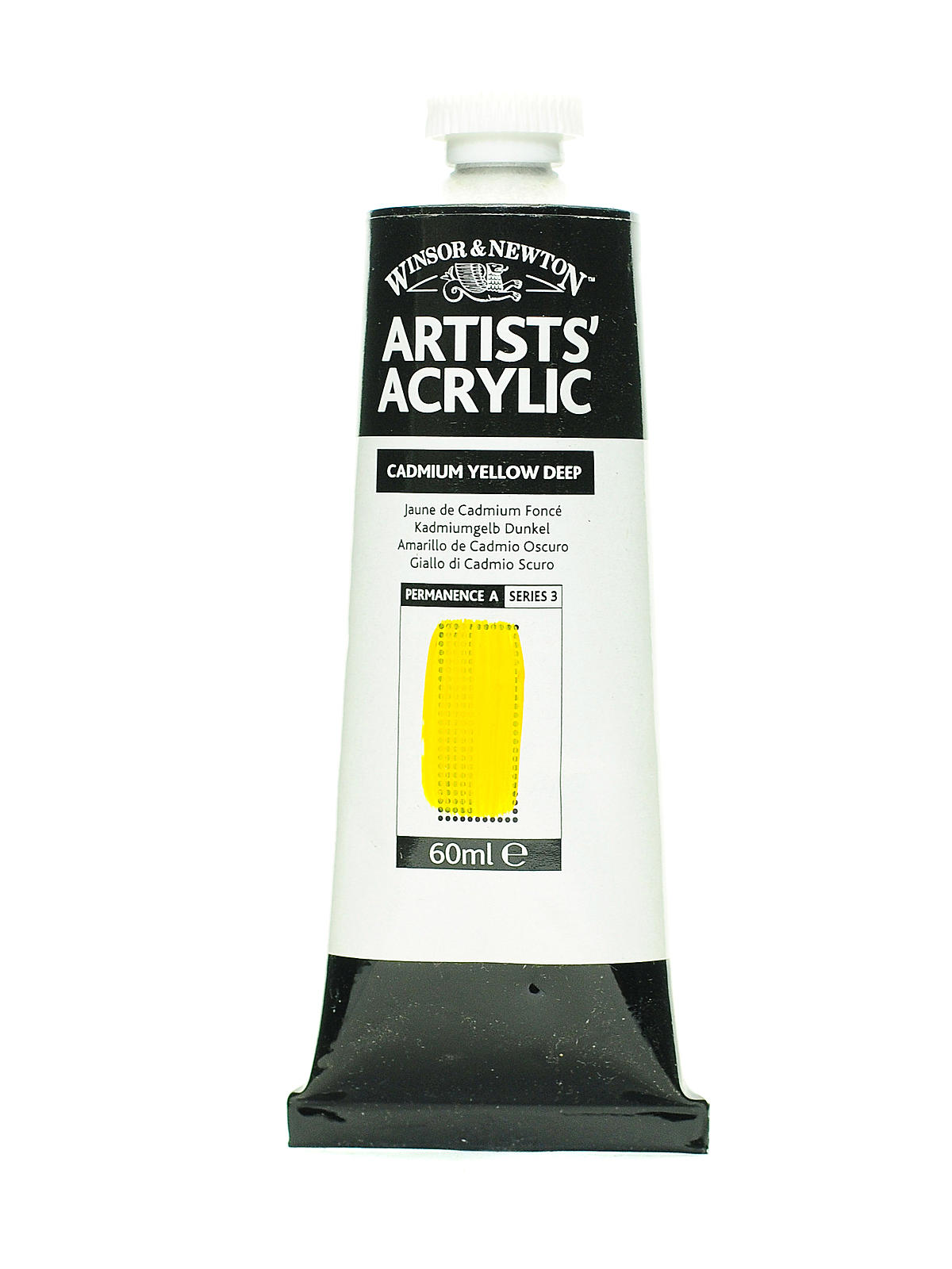 Professional Acrylic Colours cadmium yellow deep 60 ml 111