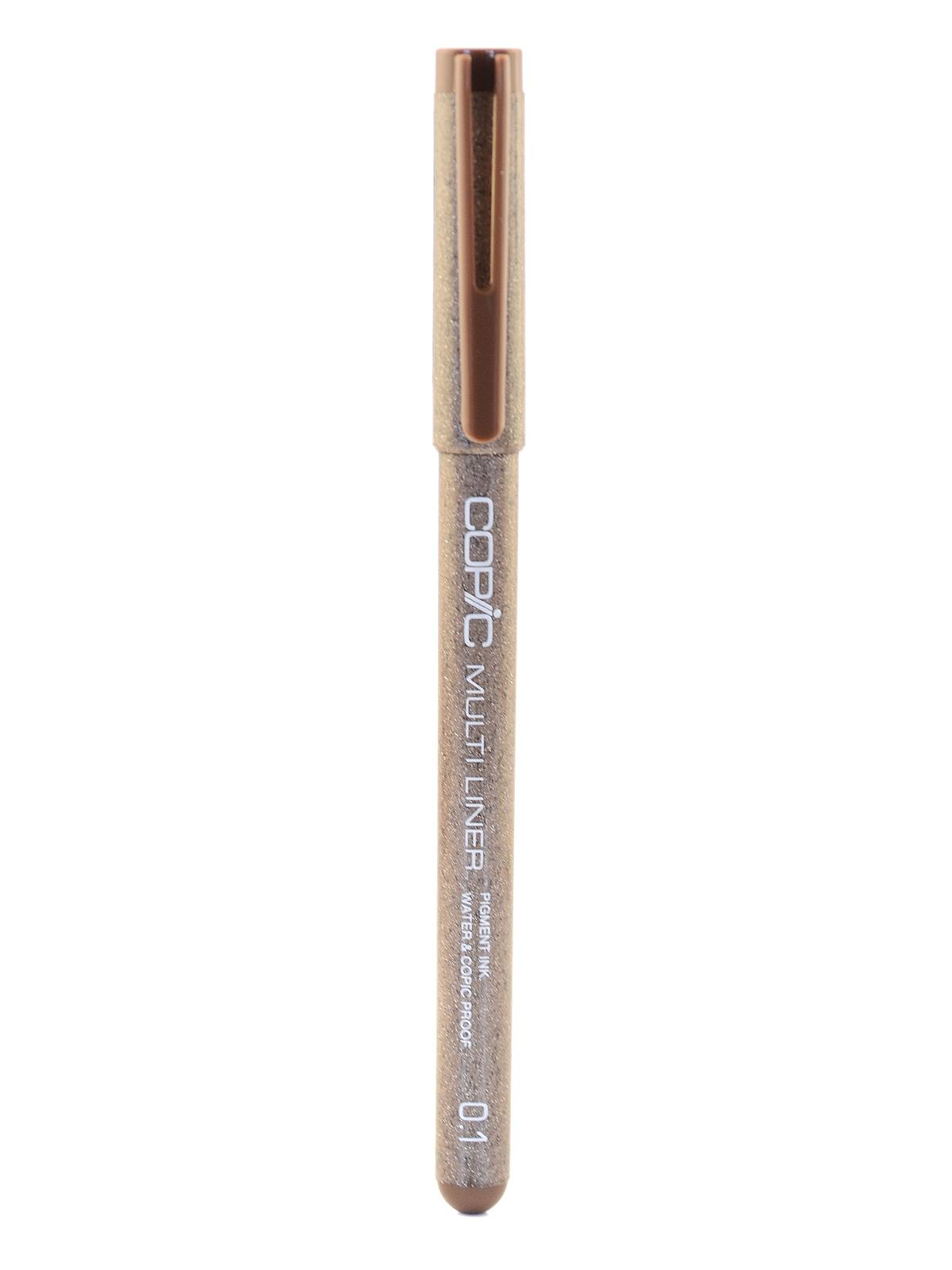 Multiliners 0.1 mm brown