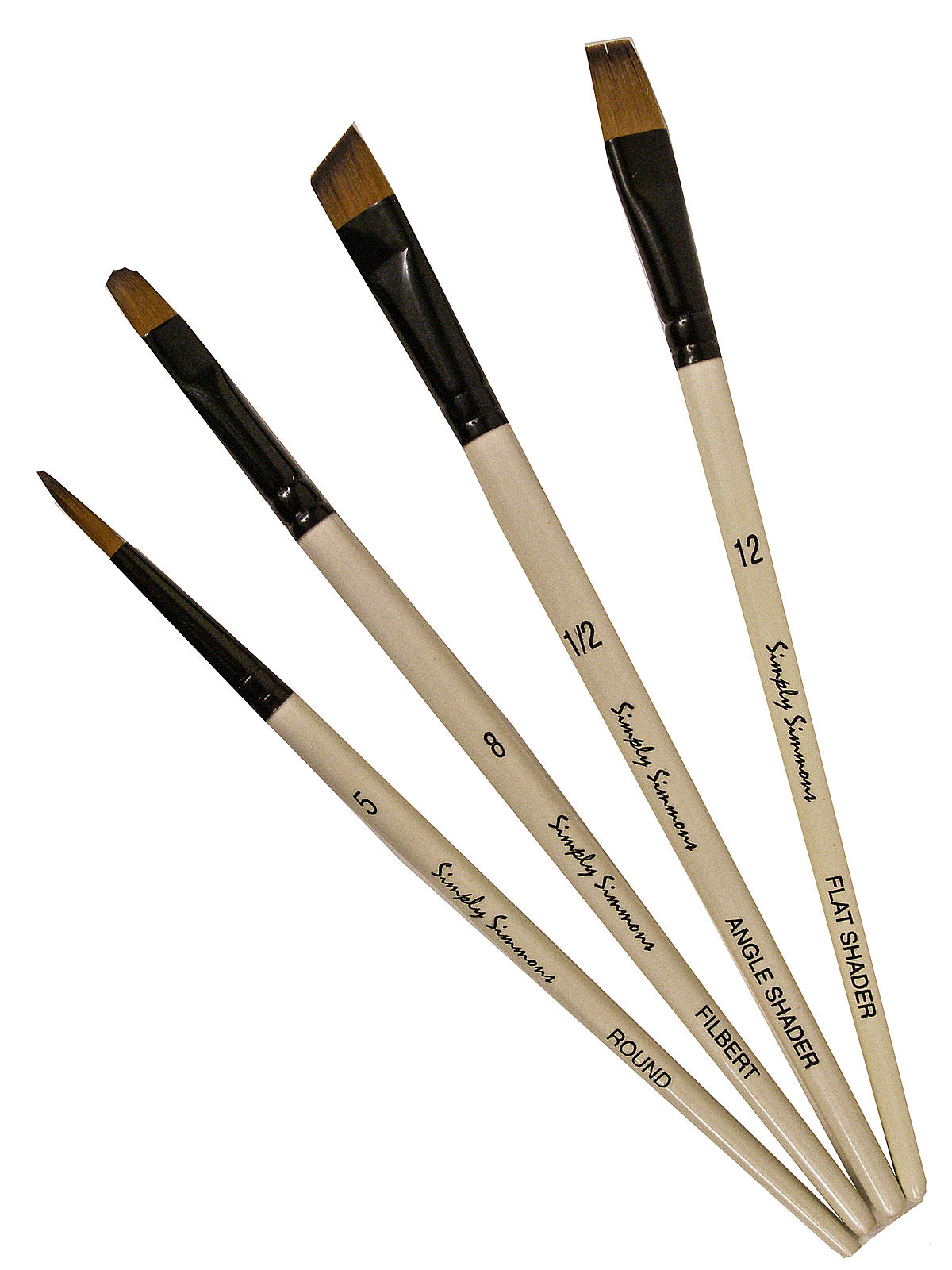 Simply Simmons Short Handle Brush Sets Work Horse Set 4-piece