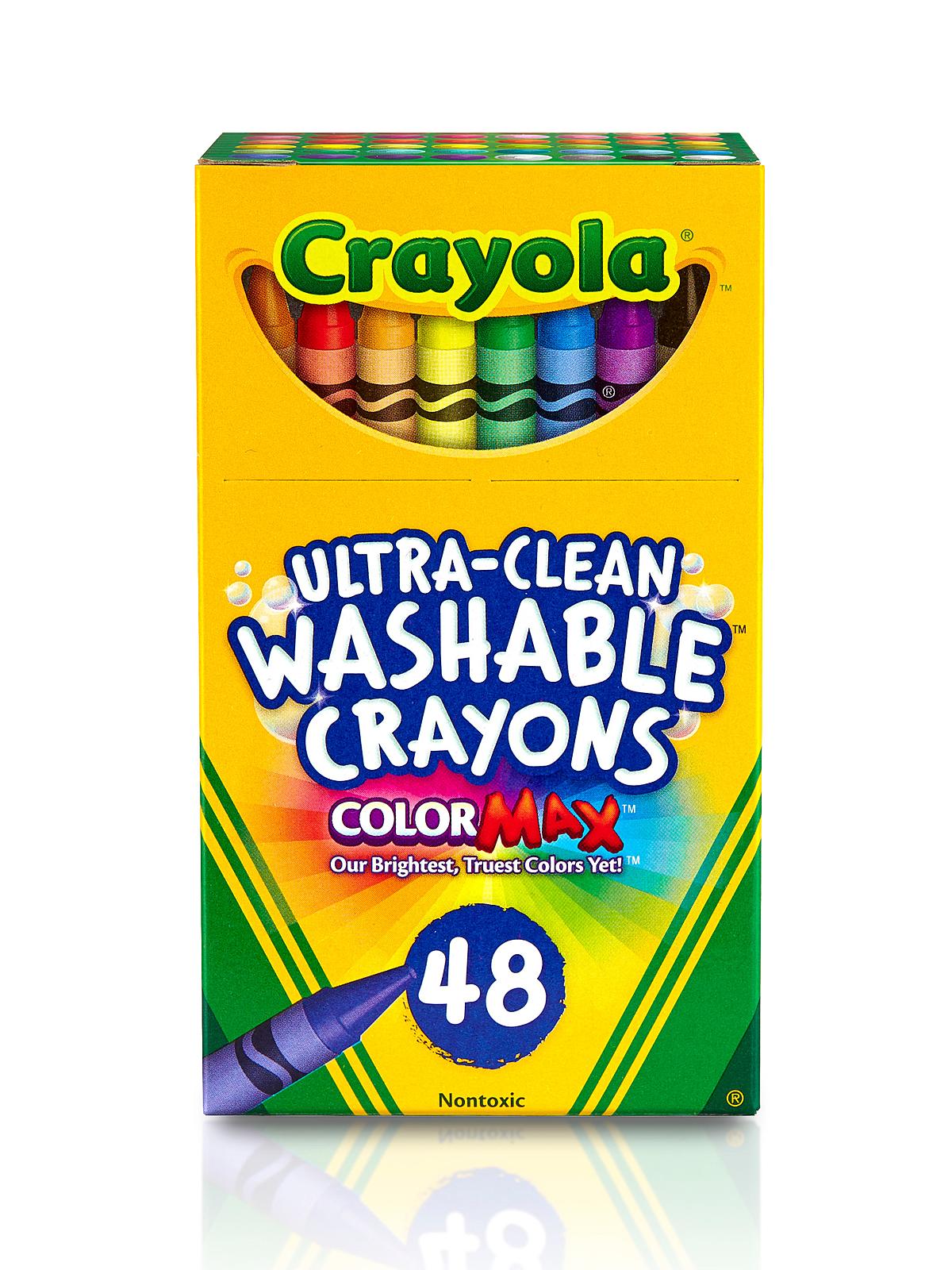 Ultra-Clean Washable Crayons box of 48