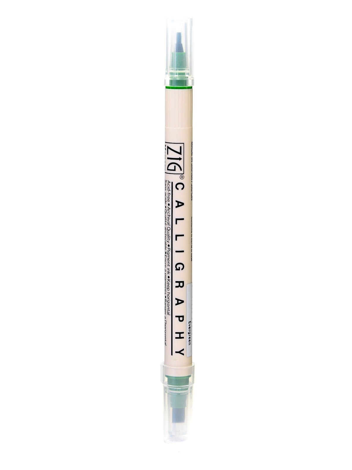 Memory System Double Sided Calligraphy Marker evergreen