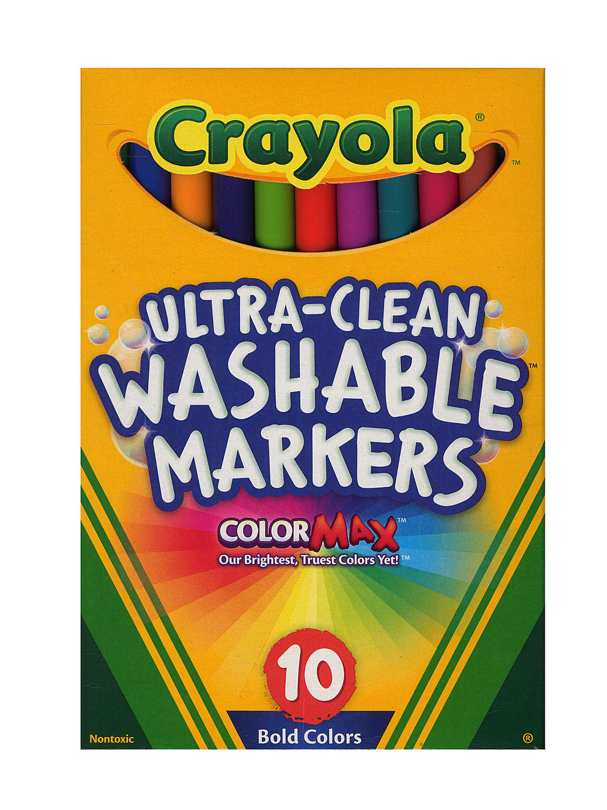 Bold Colors Ultra-clean Washable Markers Fine Box Of 10