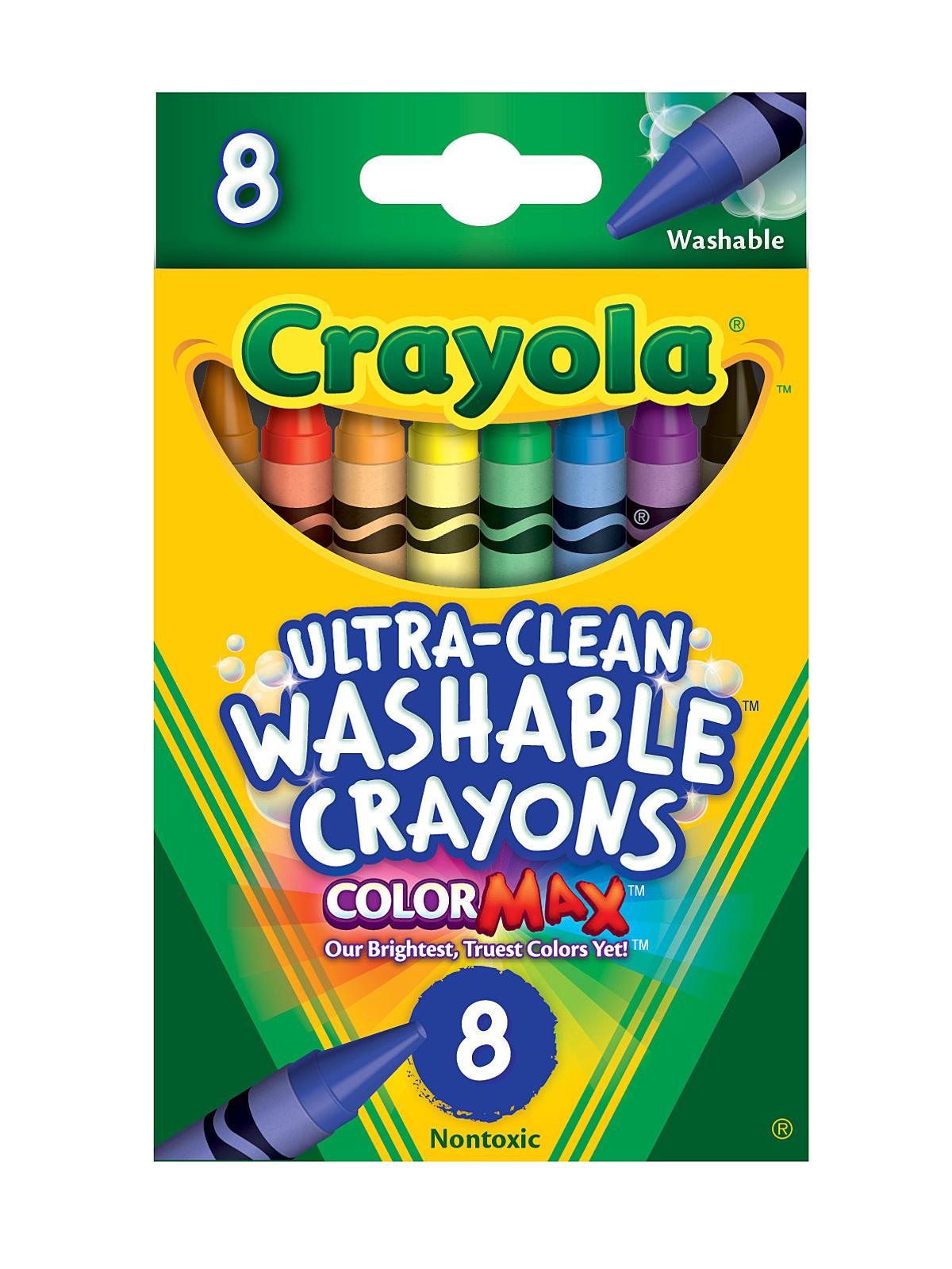 Ultra-clean Washable Crayons Box Of 8