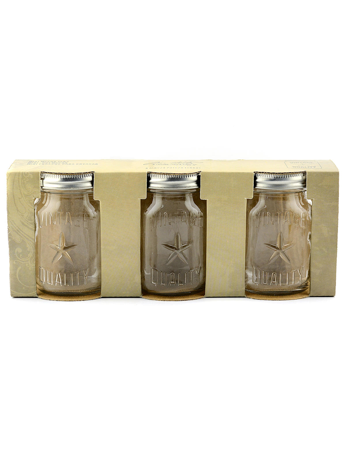 Idea-ology Findings Mini Mason Jars, 4 In. Pack Of 3